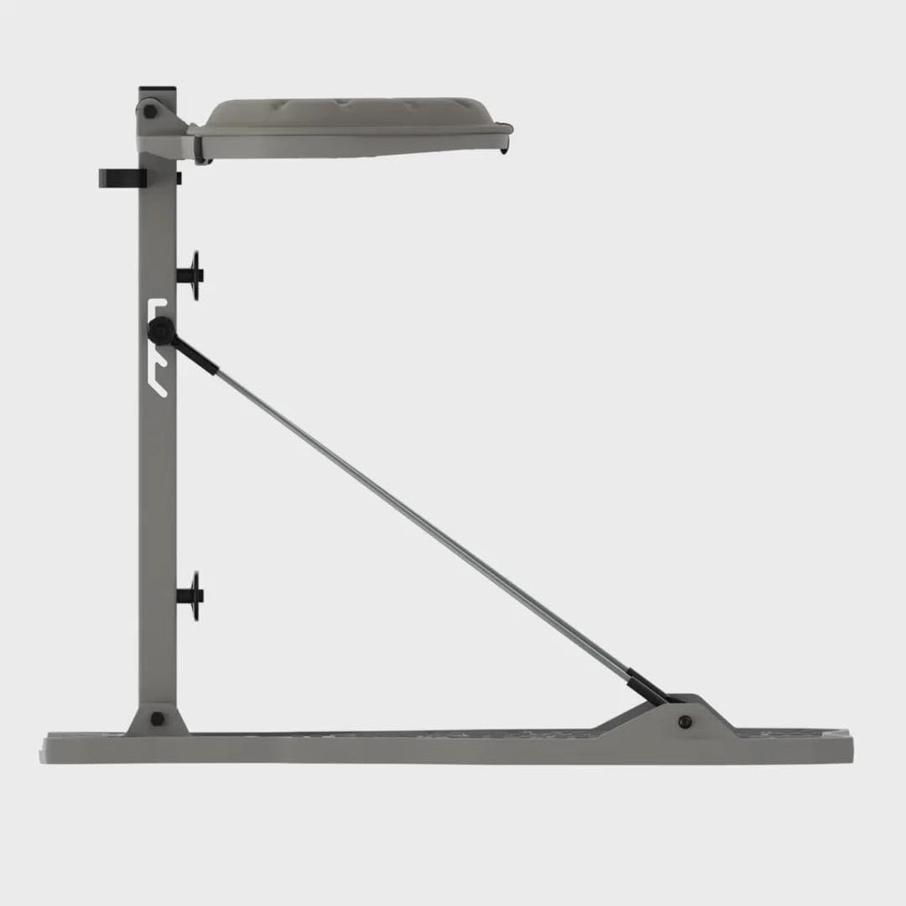 NOVIX Helo Ultra Lightweight Hang On Tree Stand - Cast Aluminum Platform Lock On Tree Stand w/Seat Cushion, Adjustable Seat - Made in The USA, Classic