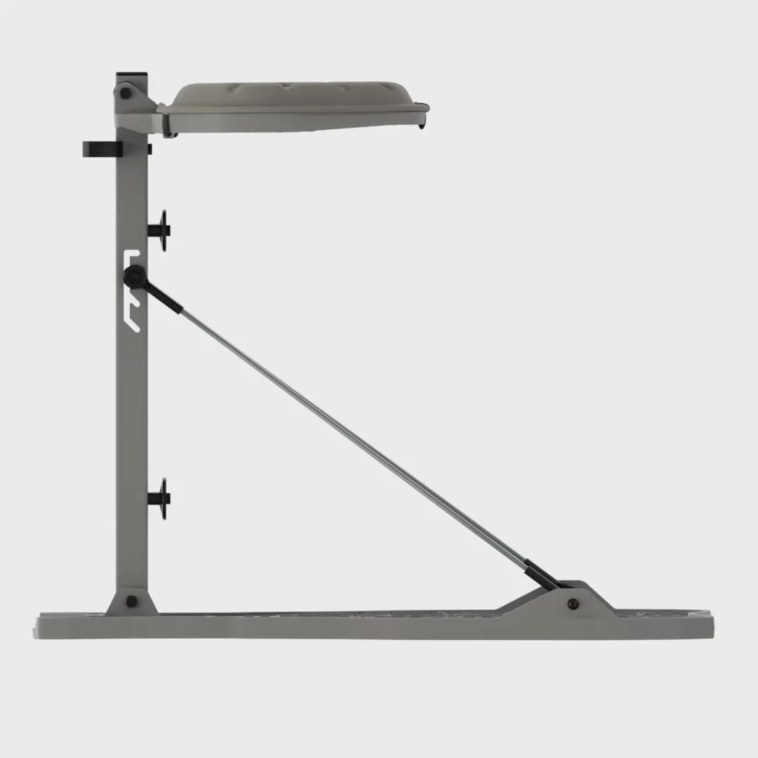 NOVIX Helo Ultra Lightweight Hang On Tree Stand - Cast Aluminum Platform Lock On Tree Stand w/Seat Cushion, Adjustable Seat - Made in The USA, Classic