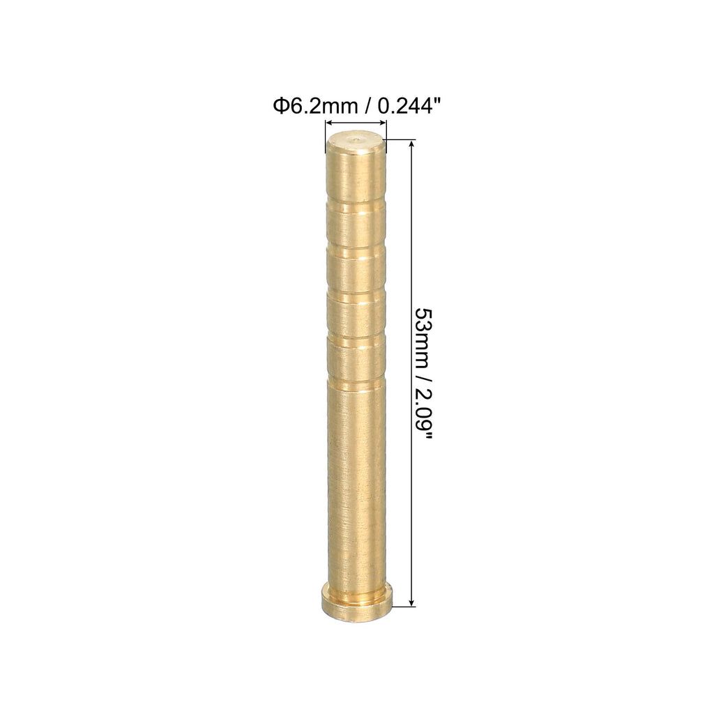 PATIKIL 150 Grain Archery Arrow Brass Insert, 9 Packs Insert Screw Copper Brass Arrow for .244/6.2mm Carbon Arrows