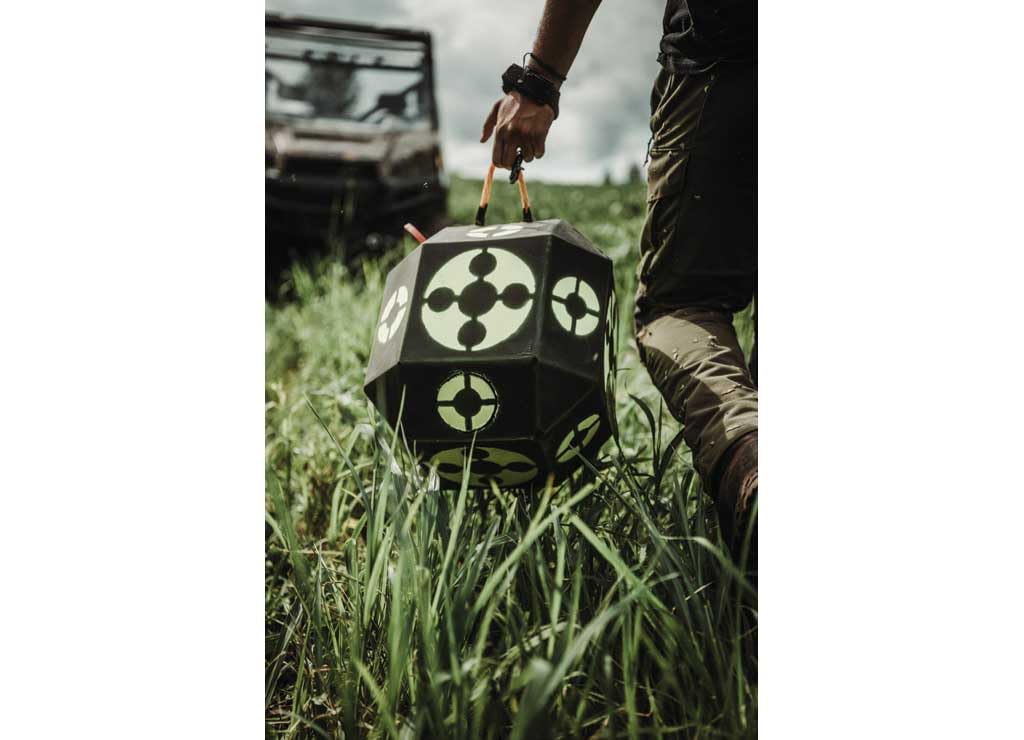 Rinehart 18-1 Archery Target | 18-Sided Multi-Purpose Archery Target | Broadhead & Field Point Compatible | Durable Self-Healing Foam | Made in USA