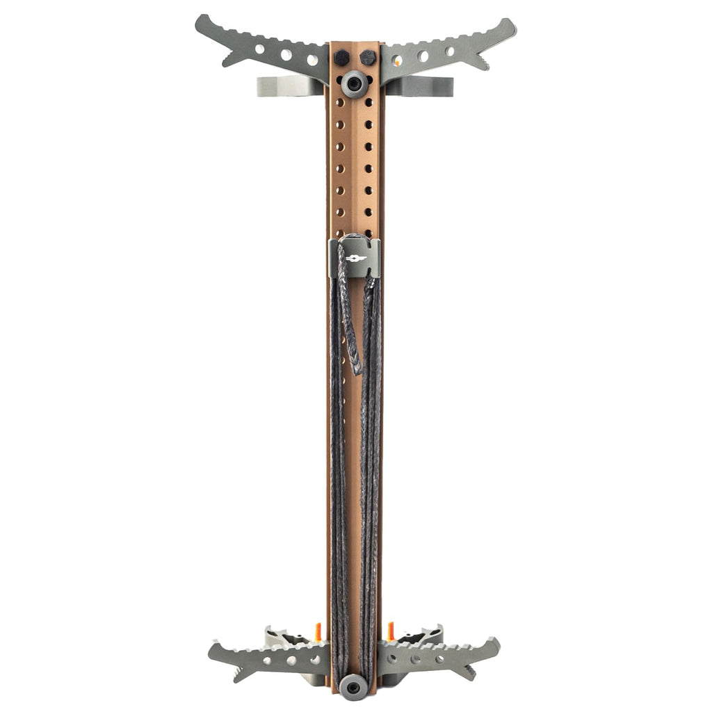 Tethrd Skeletor Climbing Sticks 4 PK - Portable, Lightweight & Packable - Folding Dual Step Design That Folds Away from The Tree