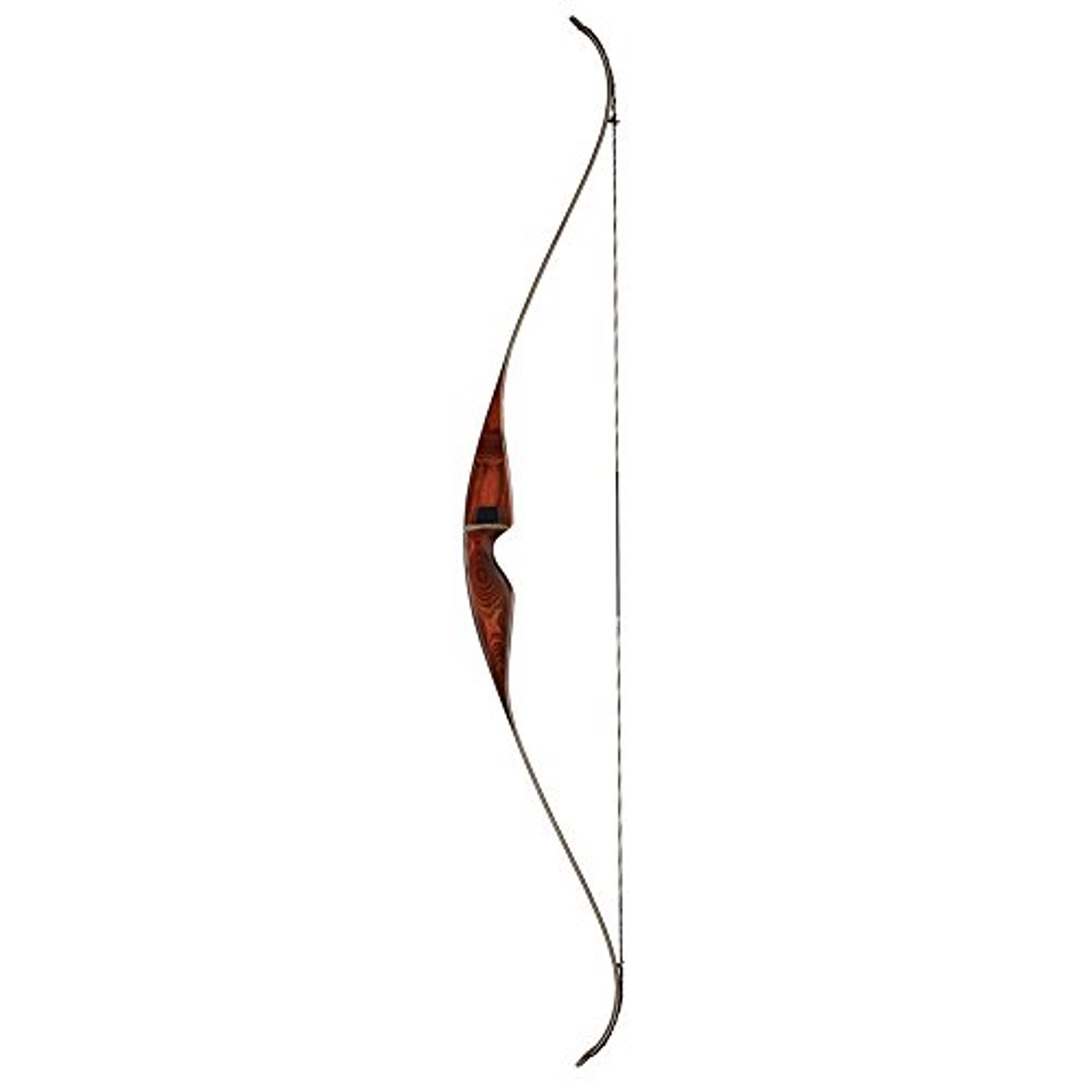Bear Archery Grizzly Recurve Bow Right Hand, 60#, Brown Maple (AFT2086)
