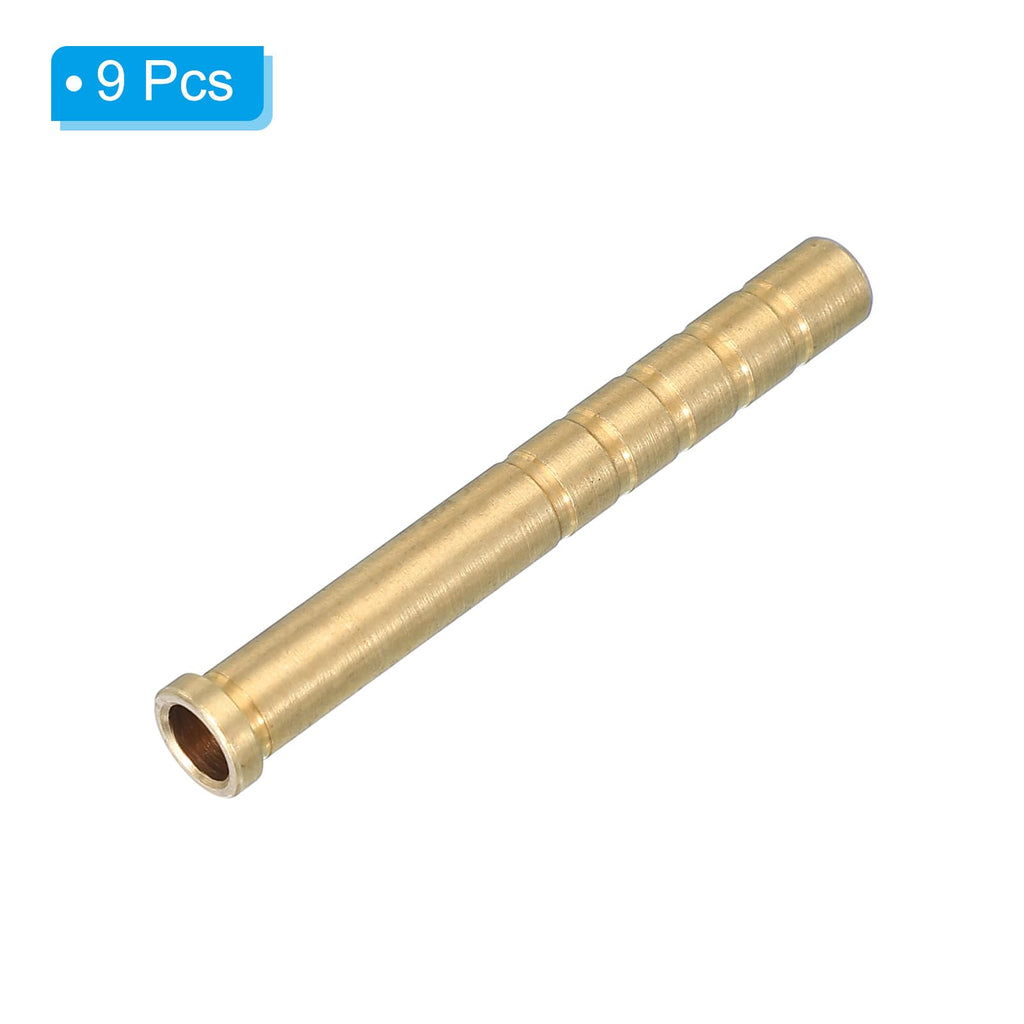 PATIKIL 150 Grain Archery Arrow Brass Insert, 9 Packs Insert Screw Copper Brass Arrow for .244/6.2mm Carbon Arrows