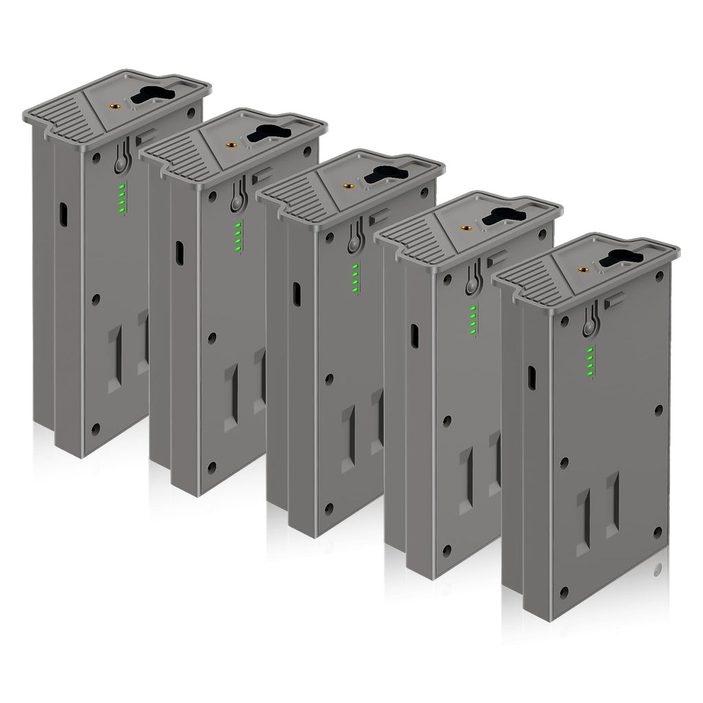 New Reveal Lipo Lithium Battery 5 Packs Rechargeable Hunting Camera Battery for Tactacam Reveal Cellular Trail Compatible with Trail & Game Camera Ultra,X Pro,X Gen 3.0,X Gen 2.0,X,Pro 3.0,XB,SK