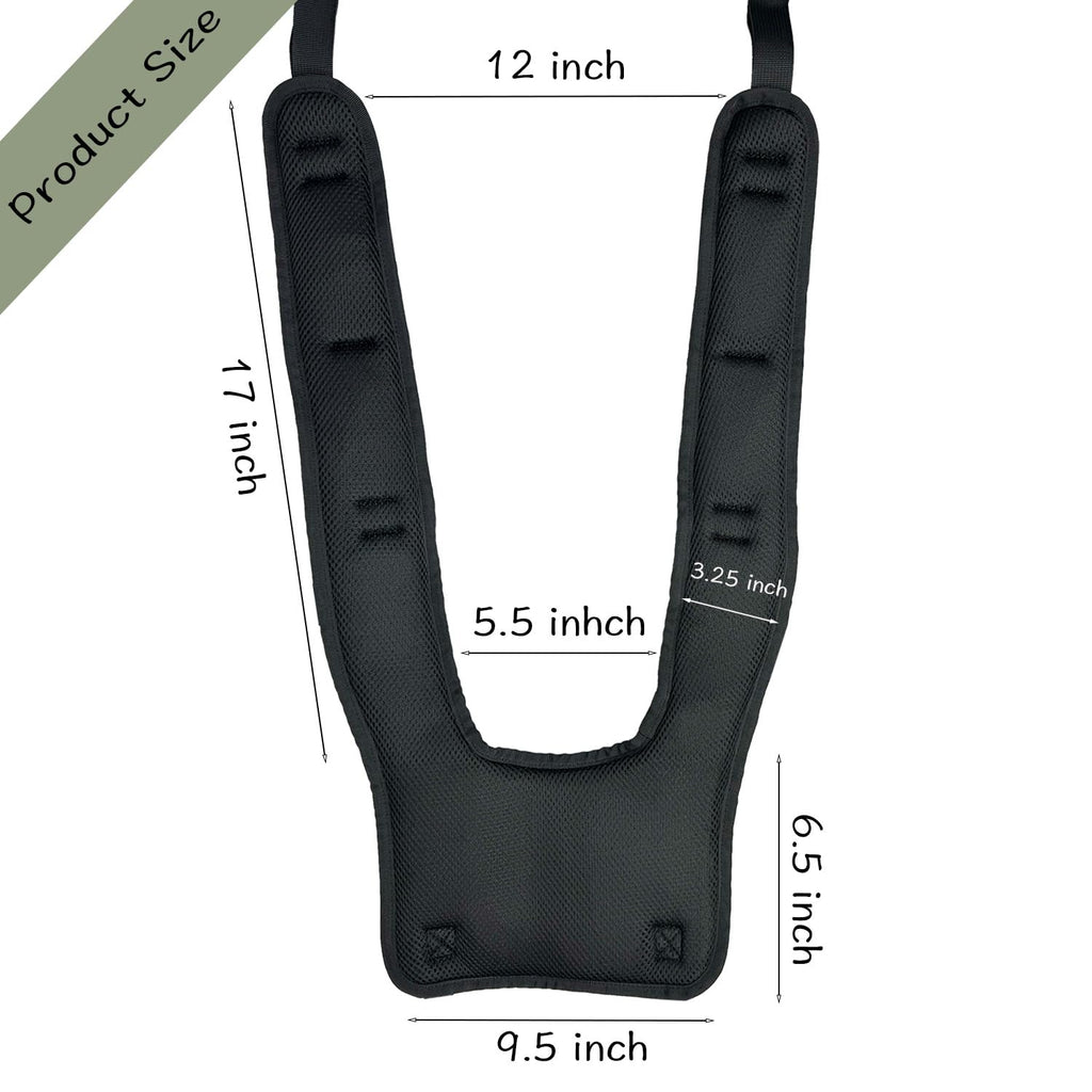bssiwbepon Tree Stand Backpack Straps Treestand Transport System Lightweight Universal Climber Carrier Shoulder System Comfortable Deer Hunting Climbing Carrying Pack Fits Most Tree Stands Black