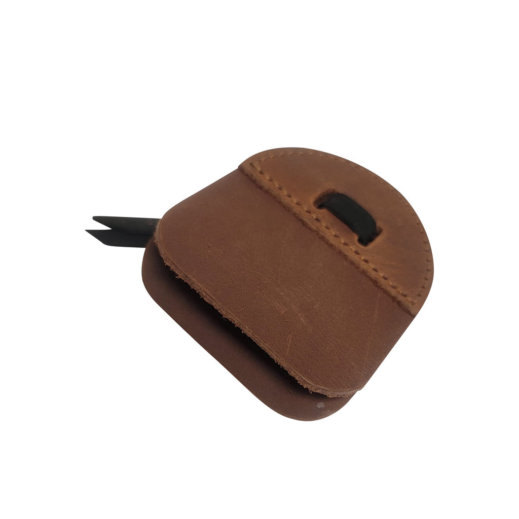 SAS Southland Archery Supply Barebow Suede and Leather Finger Tab Bare Bow Archery Shooting (Small - 2.9" W x 2.3" H)