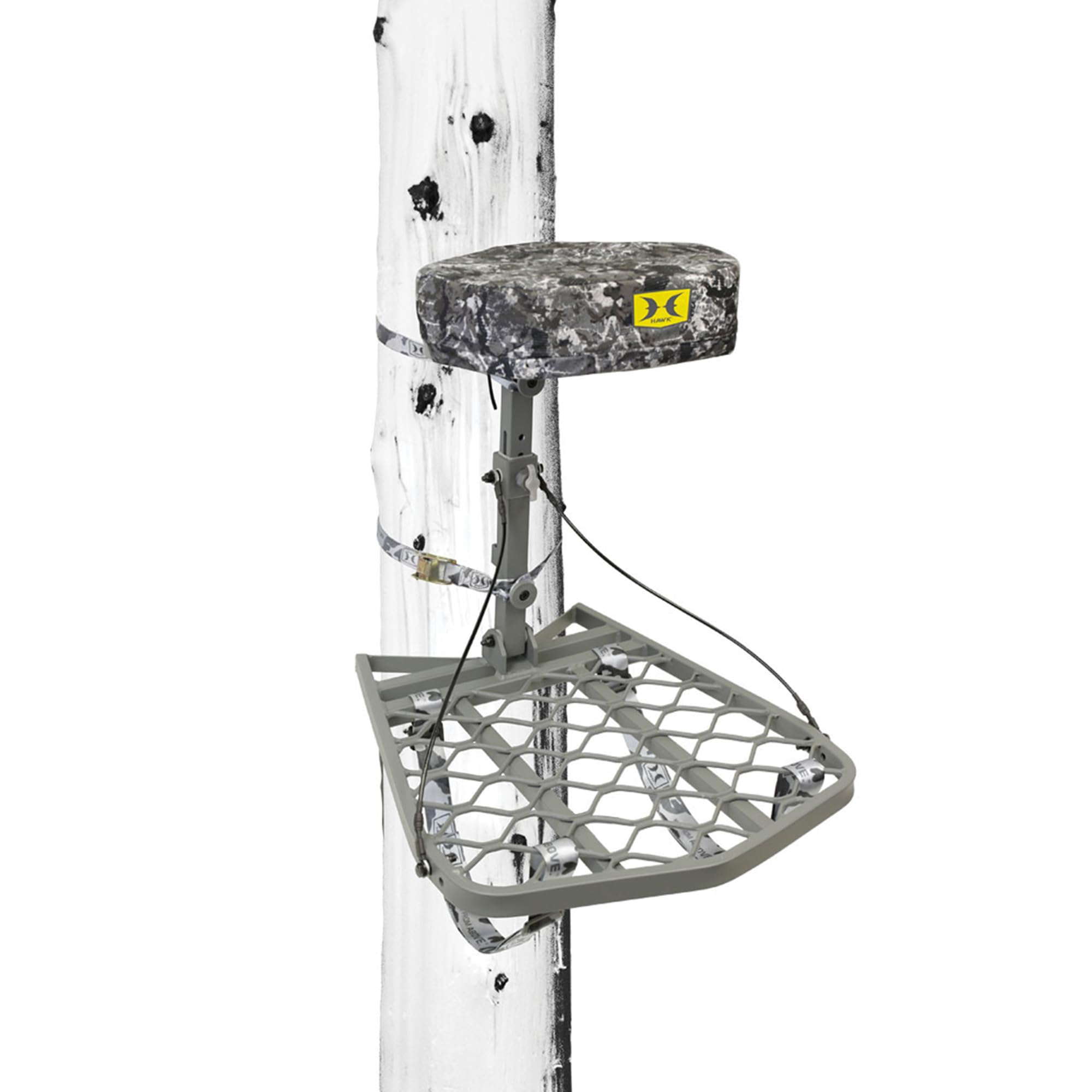 Hawk Helium Ultra Lite Hang-On Tree Stand with Low-Profile Frame and Memory Foam Seat