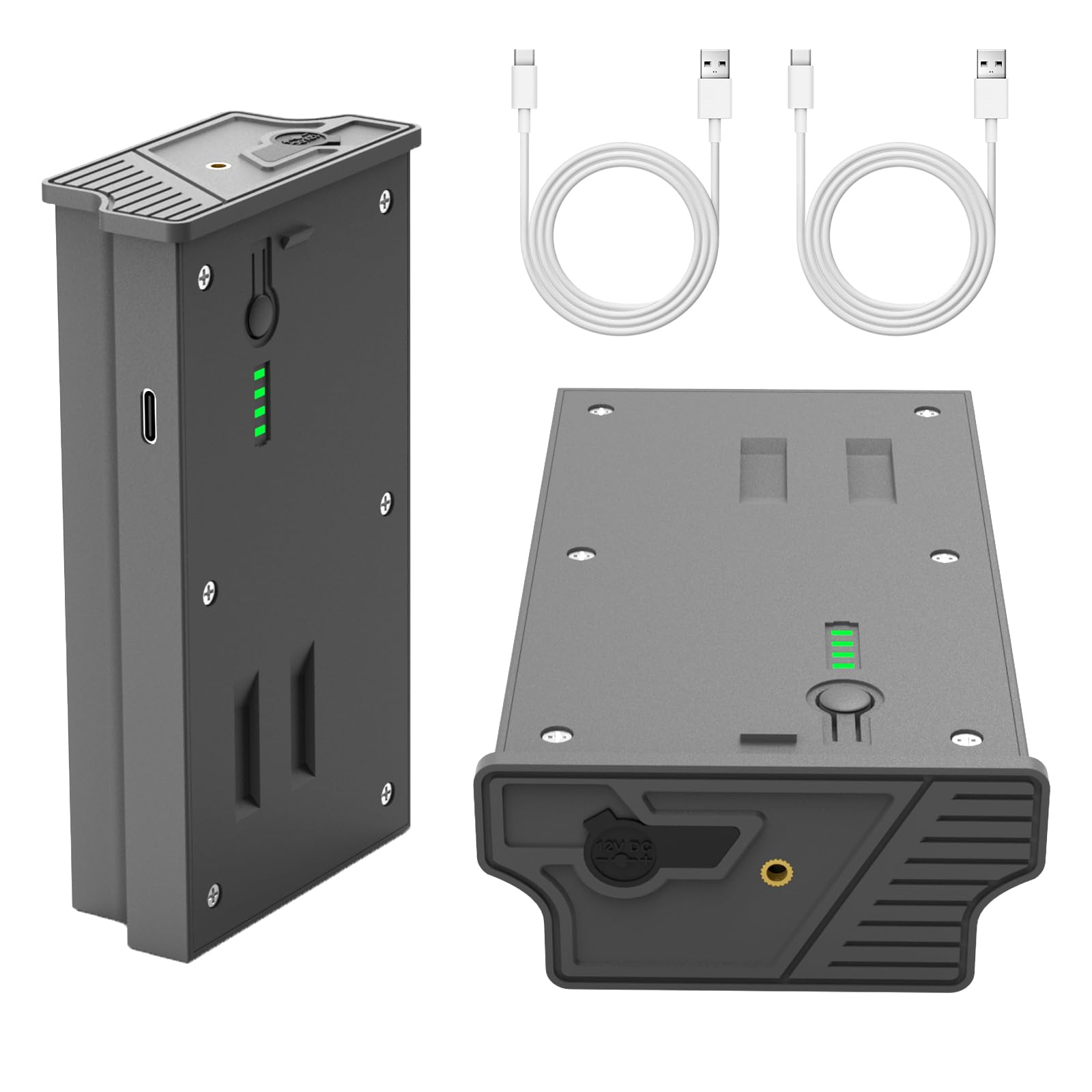 SAPBJ 2-Pack Battery for Tactacam Reveal 3.0, 2.0, Reveal X, XB, X Pro, SK Trail Camera Battery Replacement, Compatible with Tactacam Lipo Lithium Rechargeable Cartridge—Supports Solar Charging
