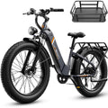 Jasion Thunder Electric Bike for Adults,1800W Peak Fat Tire E Bikes,26''x 4'',80 Miles with 864Wh Removable Battery Ebike, 30+MPH Max Speed Bicycles,Hydraulic Brakes,Front Suspension