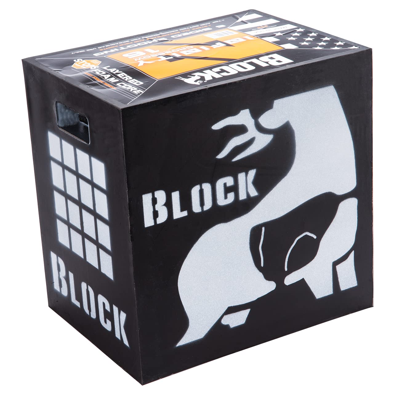 Block Infinity Crossbow Target PolyFusion Technology 6-Sided Stops Field Points & Broadheads 520 FPS 20"- Black