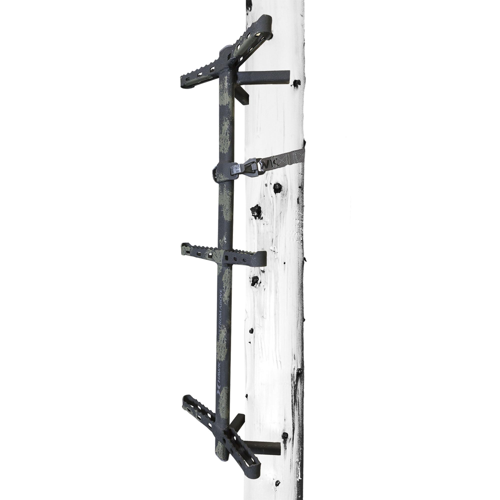 Hawk Ranger Traction 32" Climbing Sticks w/Angled Steps, Tree Climbing Hunting Gear Hunting Accessories for Tree Stands, Deer Stands, & Blinds, 3 Pack