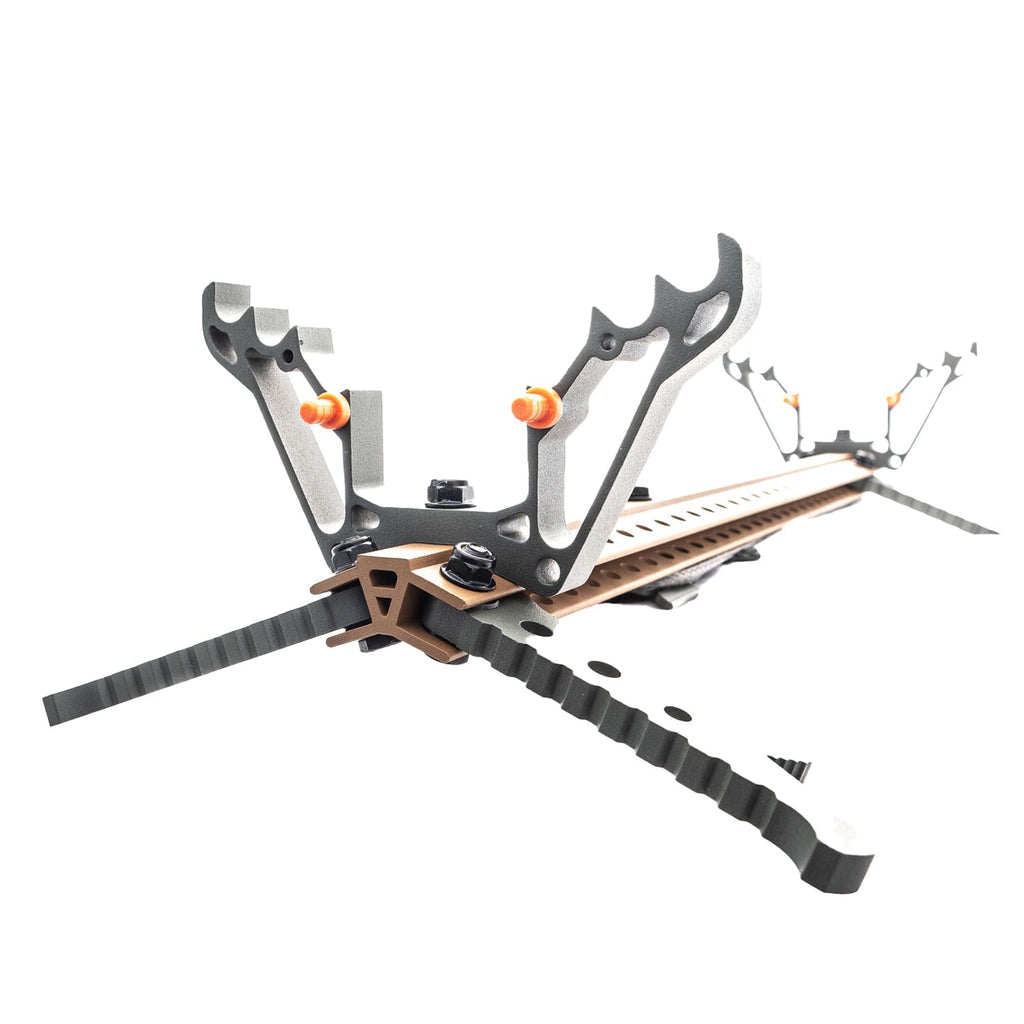 Tethrd Skeletor Climbing Sticks 4 PK - Portable, Lightweight & Packable - Folding Dual Step Design That Folds Away from The Tree