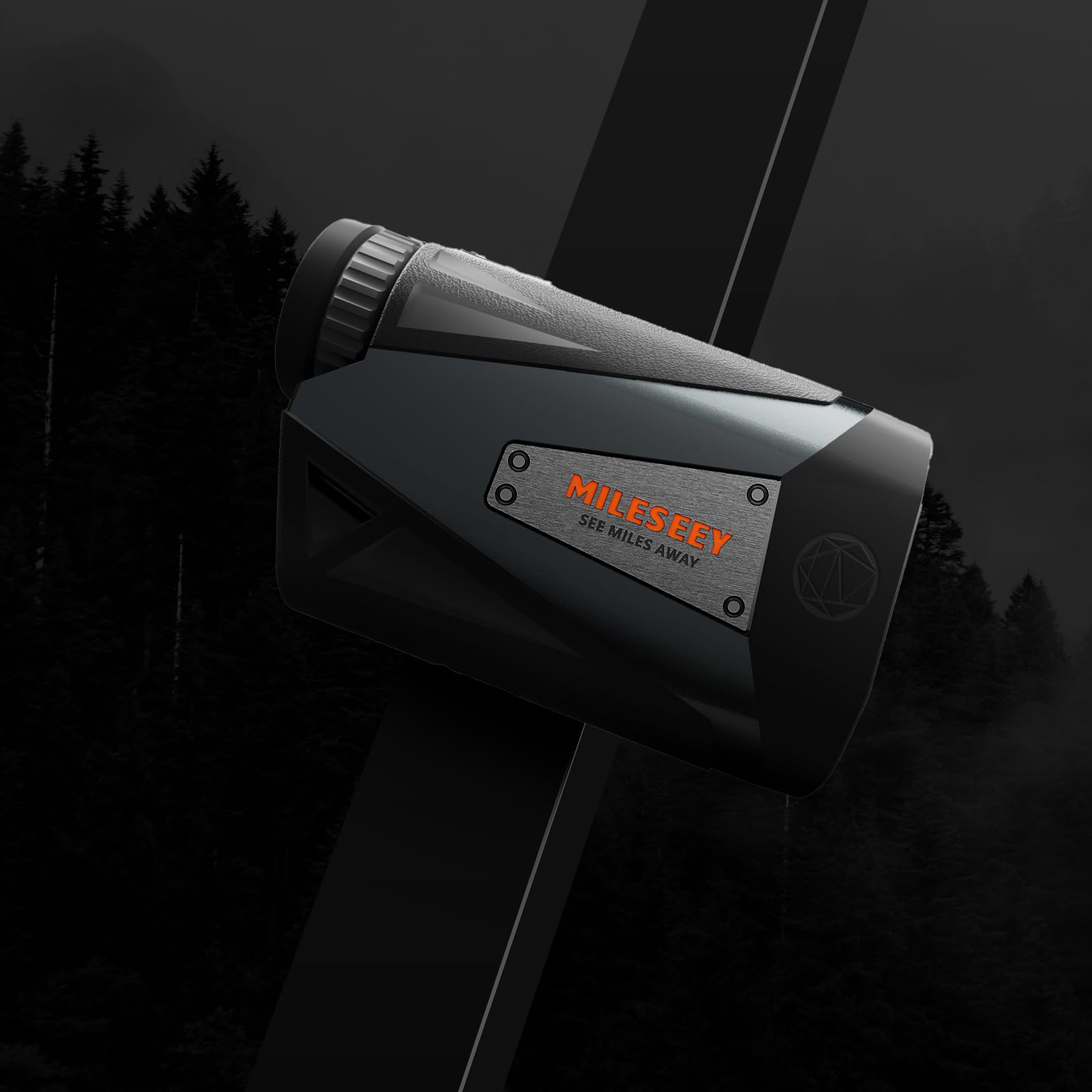MILESEEY Hunting Rangefinder, 2000+ Yards Rechargeable Laser Range Finder with Bow Hunting Mode, Horizontal Distance/Angle/Scan, 7X Magnification, Waterproof Archery Shooting Rangefinder with Magnet