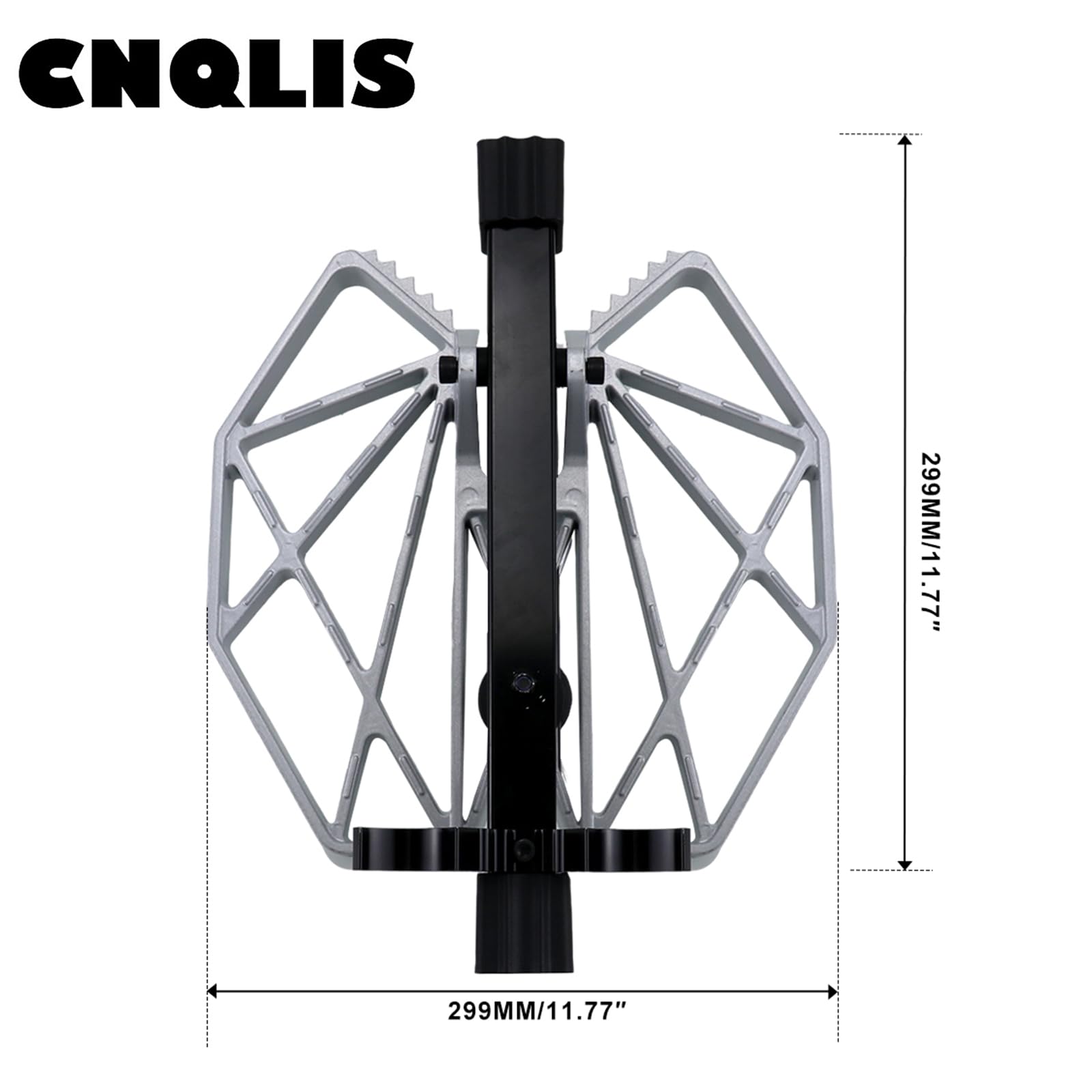 CNQLIS Die-Cast Aluminum Saddle Hunting Platform, 500lb Capacity - Adjustable & Silent with Quick-Release Straps for Tree Hunting