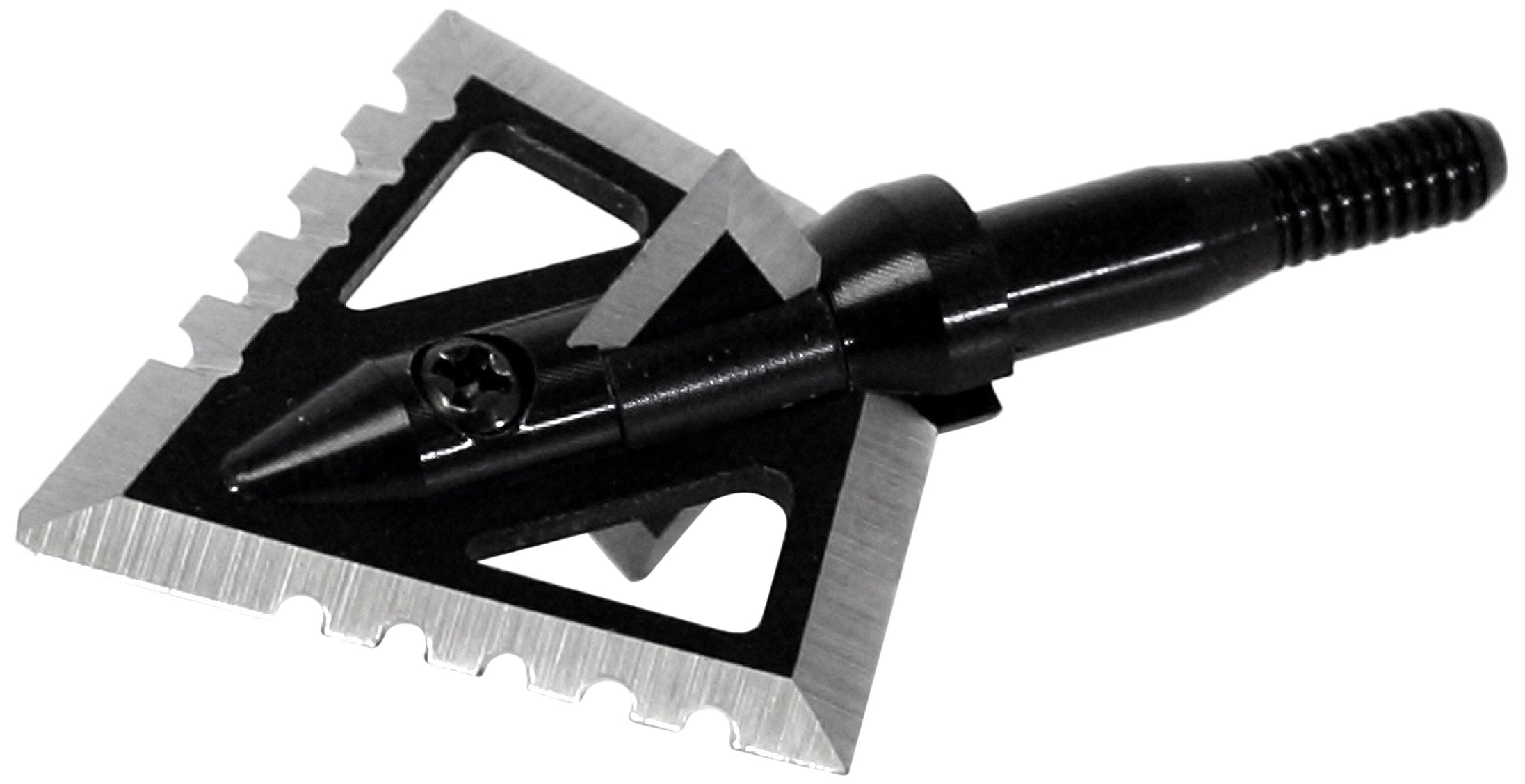Magnus 4 Blade Hornet Ser-Razor Broadhead (3-Pack), Black, 100-Grain