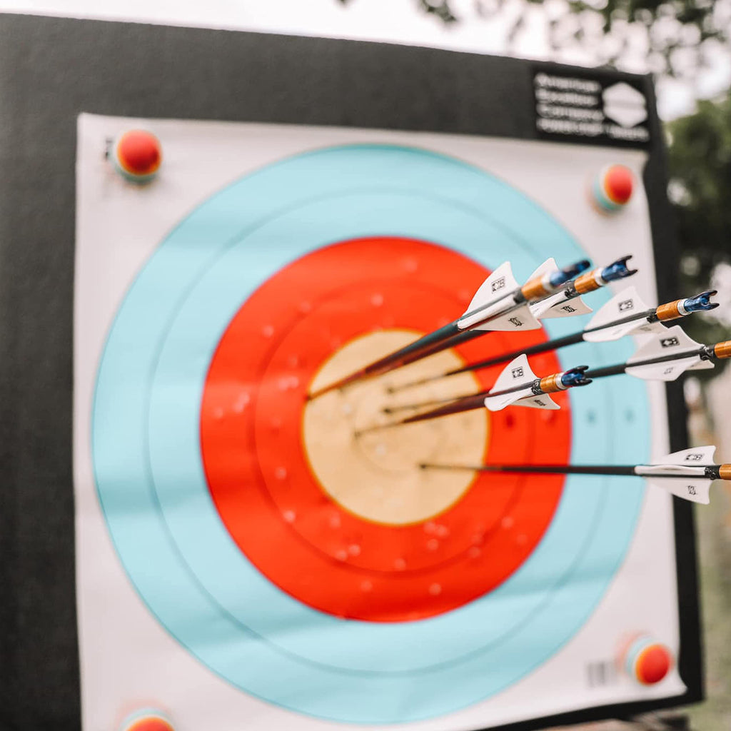Power-Stop Archery Target - 24" Pro Series - Big Block Foam Target for Broadheads and Field Tips