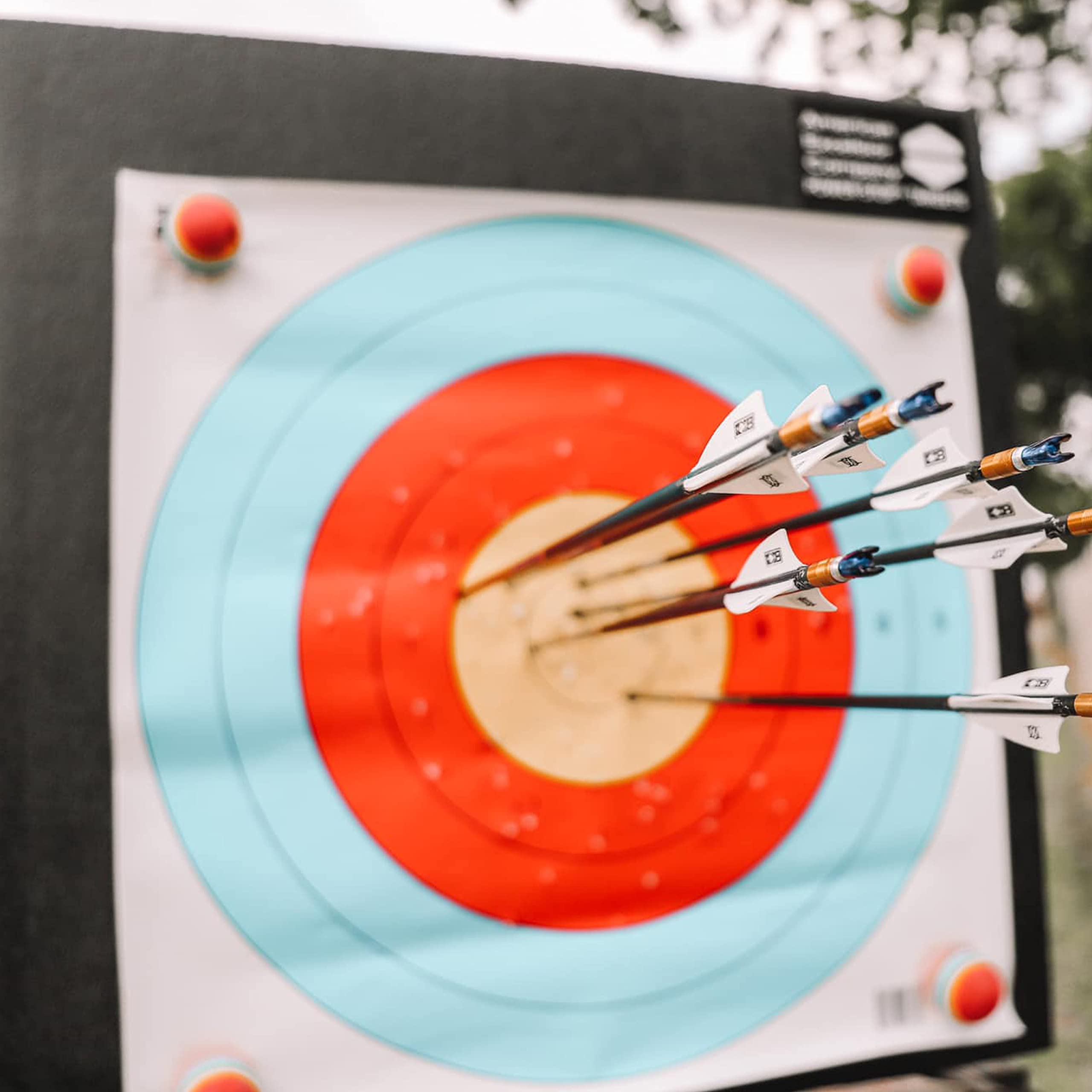 Power-Stop Archery Target - 24" Pro Series - Big Block Foam Target for Broadheads and Field Tips