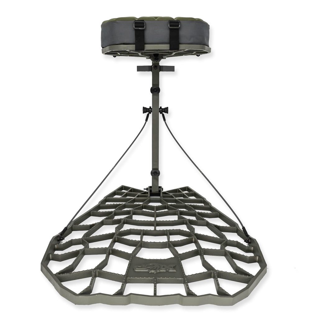 XOP Air Raid Evolution - Cast Aluminum Hang On Tree Stand for Hunting - Deluxe Deer Stand, Platform Dimensions - 21.5" X 31" (2025)