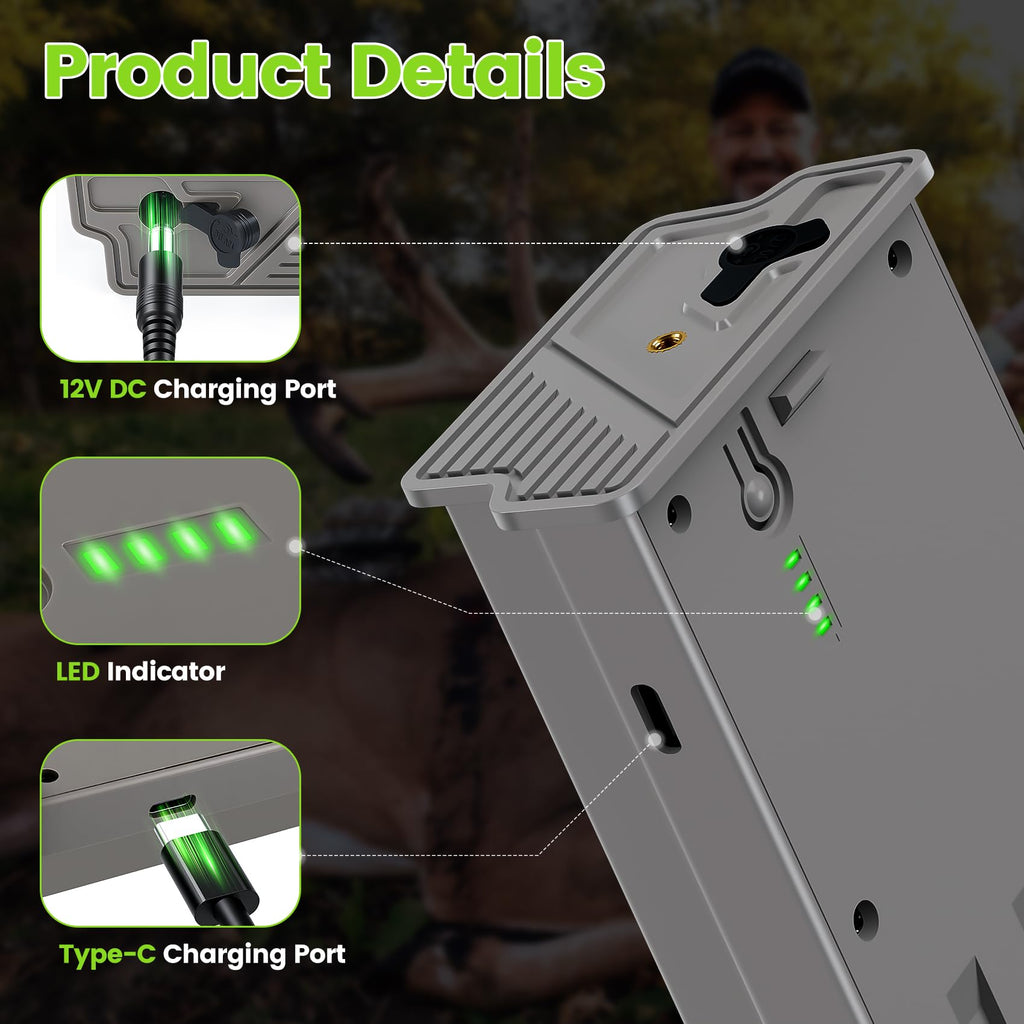 New Reveal Lipo Lithium Battery 3 Packs Rechargeable Hunting Camera Battery for Tactacam Reveal Cellular Trail Compatible with Trail & Game Camera X Ultra 3.0,X Pro,X Gen 3.0,X Gen 2.0,X,Pro 3.0,XB,SK