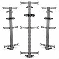 Hawk Helium 30 Inch Aluminum Climbing Sticks Tree Climbing Hunting Gear, Hunting Accessories for Tree Stands, Deer Stands, & Blinds, 3 Pack