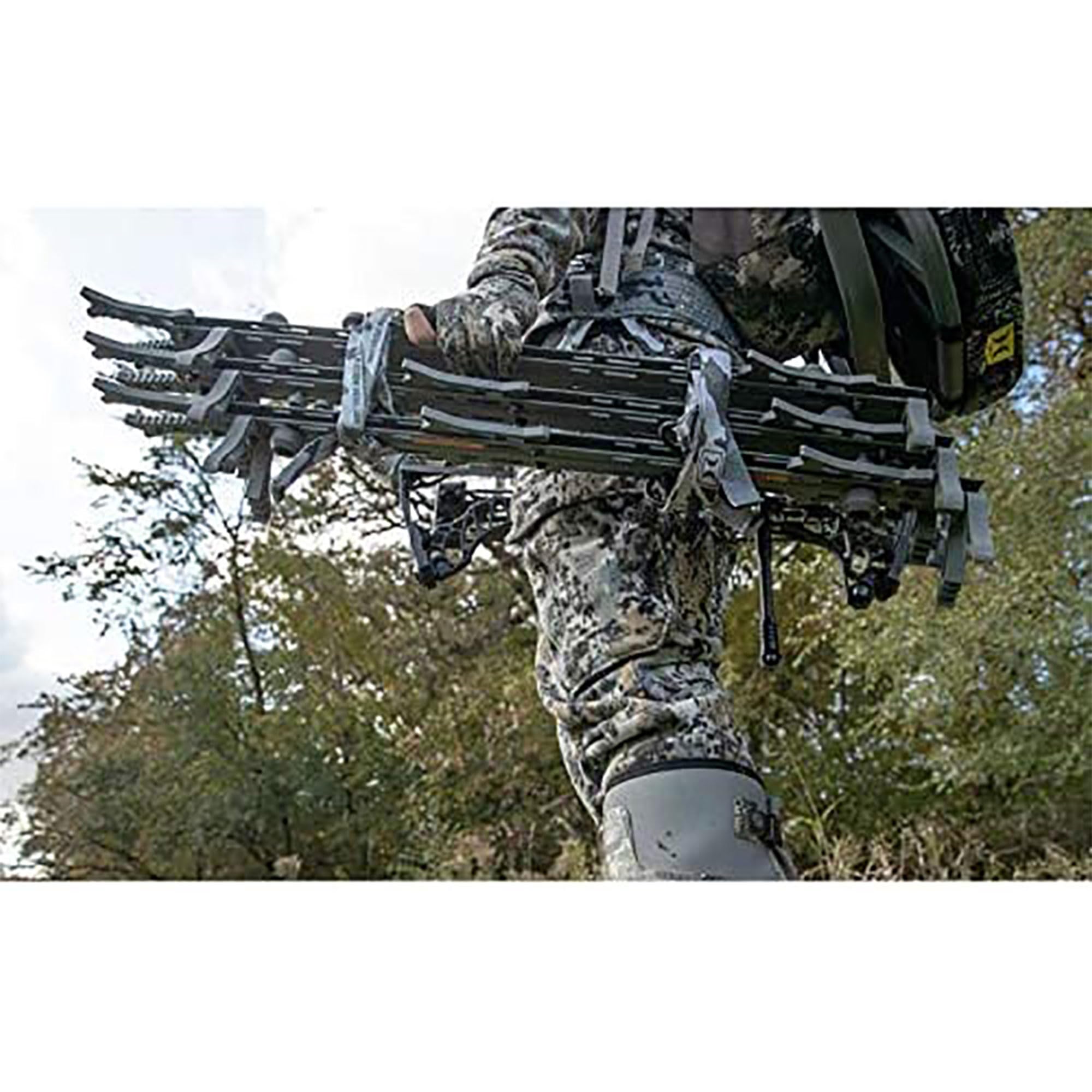 Hawk Helium 30 Inch Aluminum Climbing Sticks Tree Climbing Hunting Gear, Hunting Accessories for Tree Stands, Deer Stands, & Blinds, 3 Pack