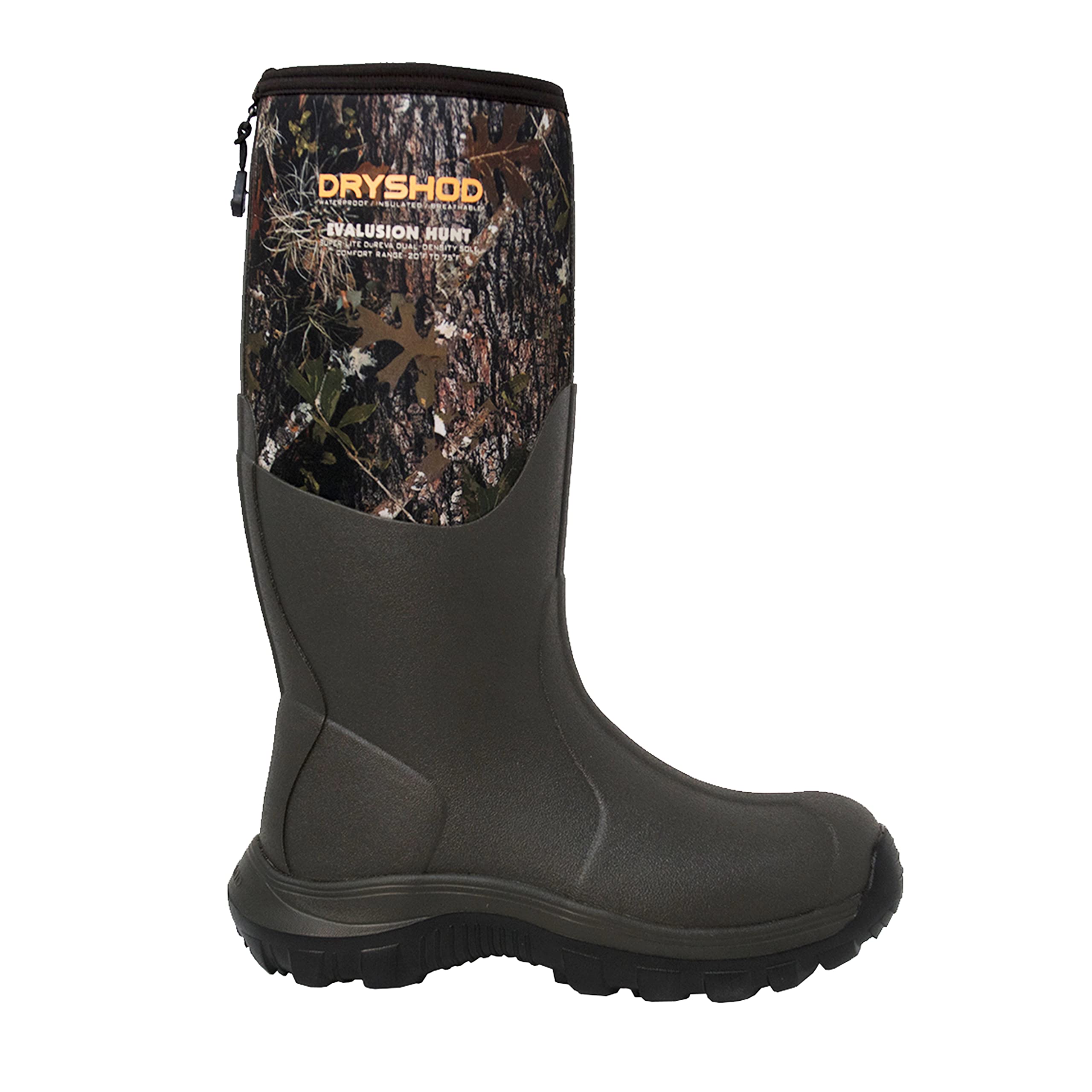 Dryshod Evalusion Hi Lightweight Rubber Hunting Boots | Waterproof | Camo | Insulated | Mens Size 11