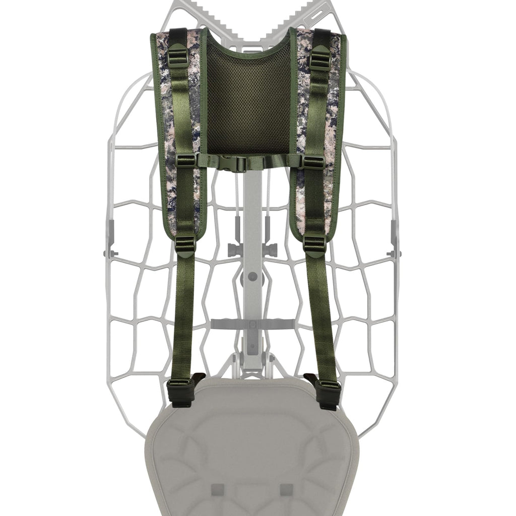 UIIHUNT Universal Backpack System for Tree Stand: Lightweight Tree Stand Carrier Straps, Comfortable & Silent Treestand Transport System, Compatible with Saddle Hunting Platform & Climbing Sticks
