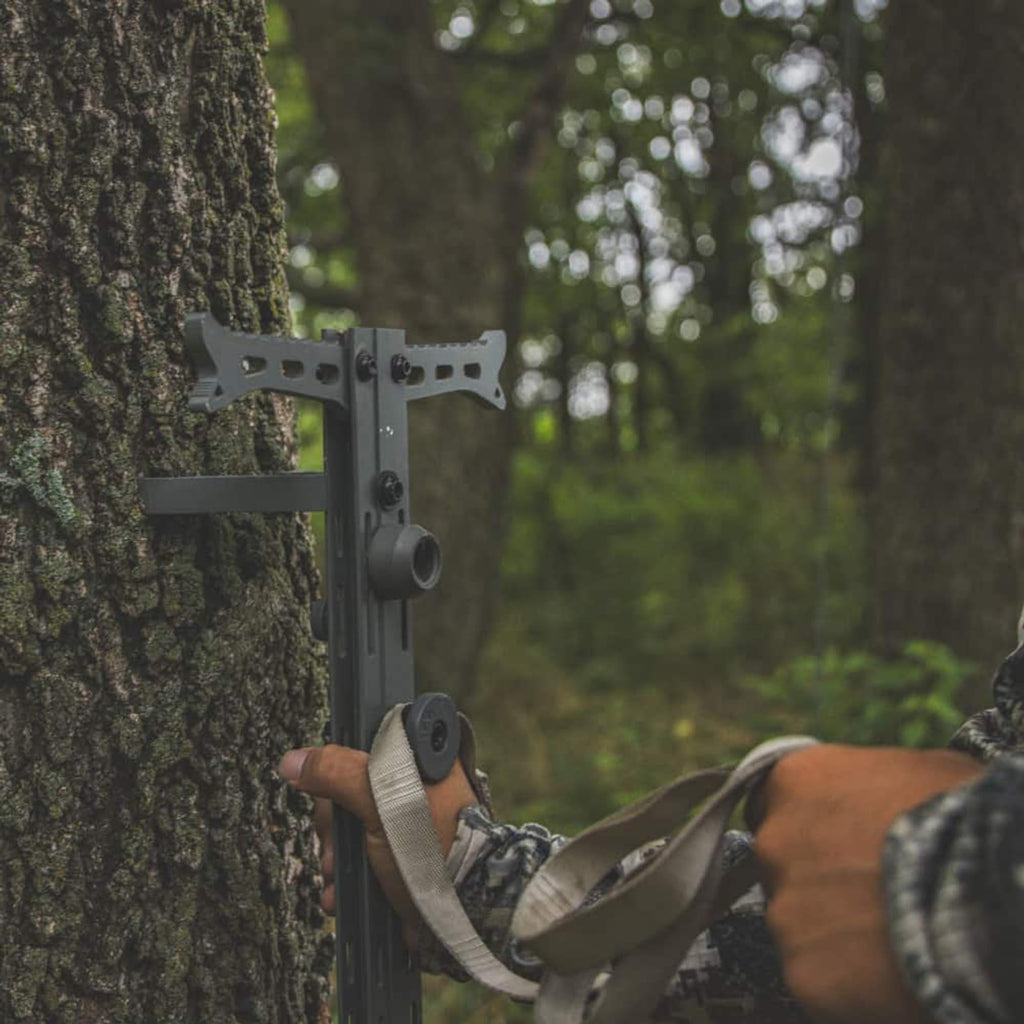 Hawk 4-Pack Lightweight Non-Slip Aluminum Climbing Sticks, Tree Stand Hunting Gear and Platform, Helium, 20" - Portable Safety Accessories & Mobility Equipment for Deer Hunters, Climbers & Shooters