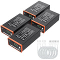 4 Pack Battery for Moultrie Power Mag Rechargeable Lithium-Ion Battery Pack Replacement, Compatible with Moultrie Cellular Trail Cameras Edge, Edge Pro, Edge 2, Edge 2 Pro, Sup Solar Panel Charging