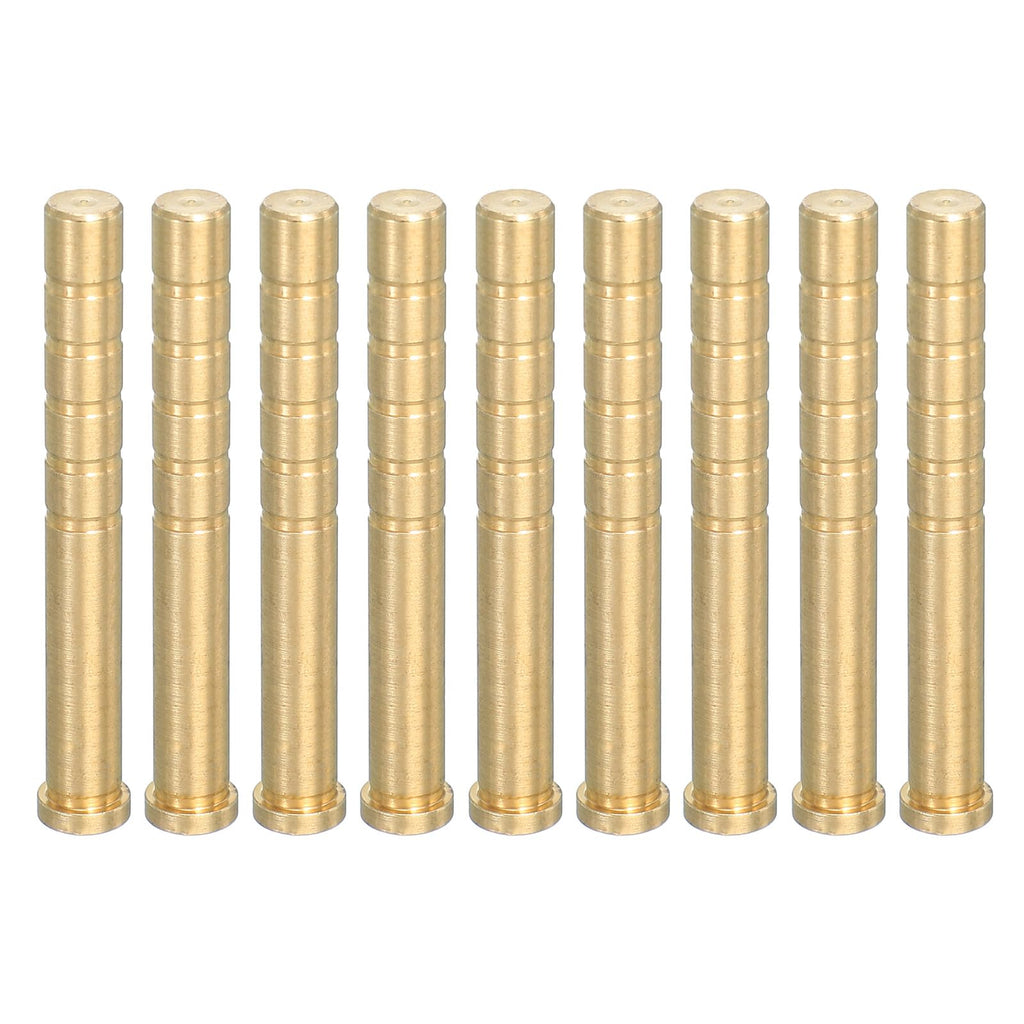 PATIKIL 150 Grain Archery Arrow Brass Insert, 9 Packs Insert Screw Copper Brass Arrow for .244/6.2mm Carbon Arrows