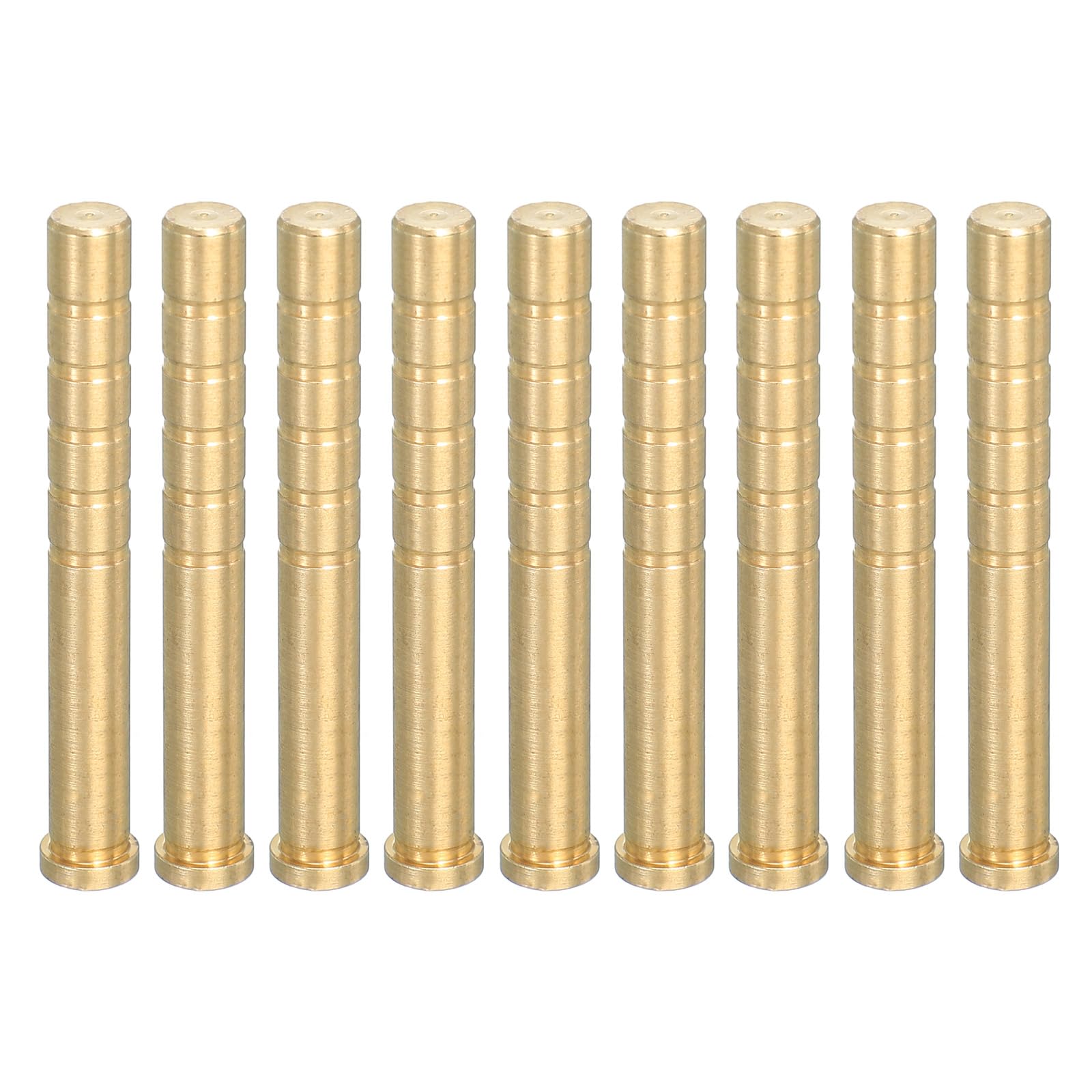 PATIKIL 150 Grain Archery Arrow Brass Insert, 9 Packs Insert Screw Copper Brass Arrow for .244/6.2mm Carbon Arrows