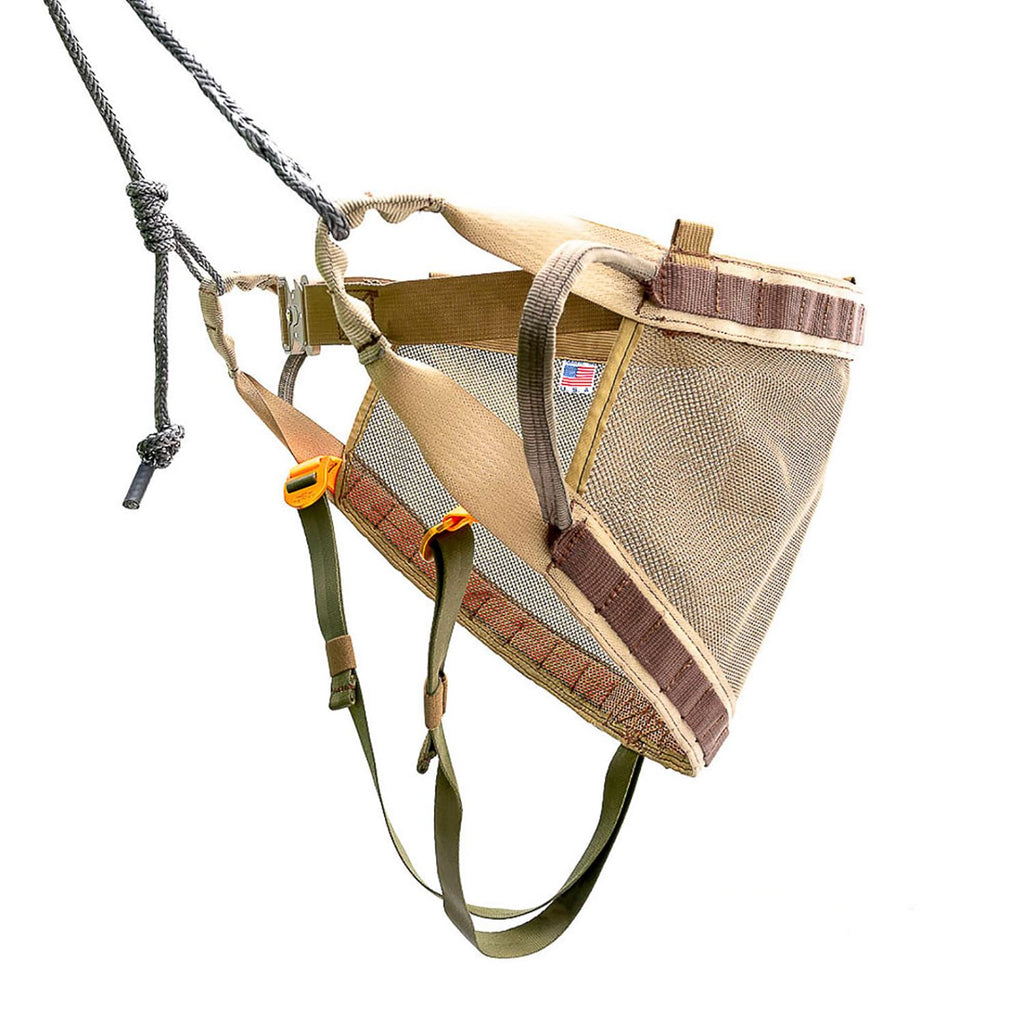 Tethrd Phantom Hunting Saddle - Ultralight and Ultra Strong with a Rating of 300 lbs, Coyote Brown, Regular