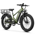 M2 Pro Electric Bike for Adults, 1800W Peak Motor Ebike, 26" x 4.0" Fat Tire Electric Bike, 48V 17.5Ah Battery, Up to 85 Miles Long Range Electric Mountain Bike with Full Suspension and Rear Basket