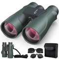 Aurosports 15x56 Binoculars for Adults High Powered - HD Large View Binoculars with Clear Low Light Vision - Lightweight Balance of Features Value Bird Watching Hunting Cruise Travel Gifts for Men