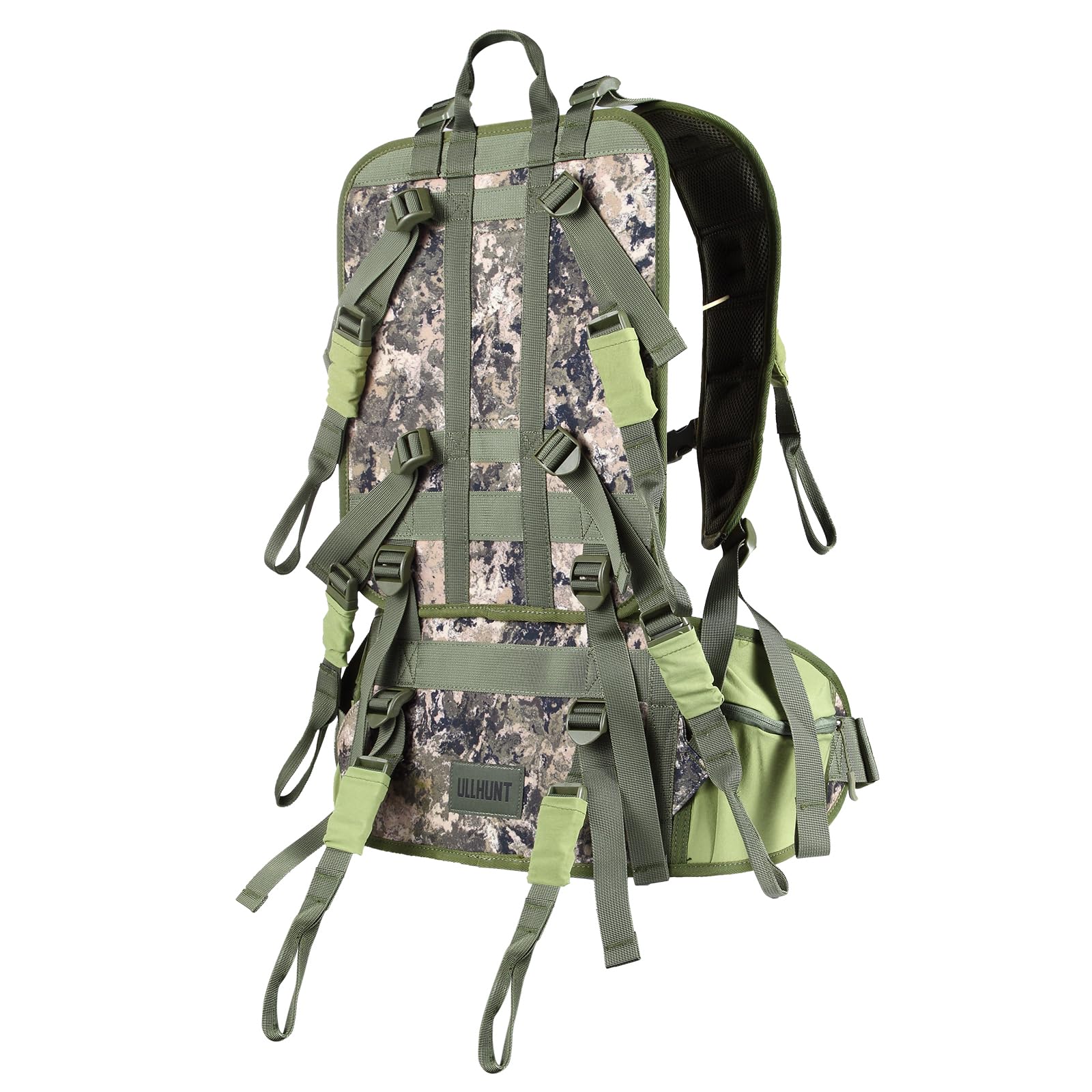 UIIHUNT Treestand Transport System, Comfortable Padded Tree Stand Backpack Carry Straps, Adjustable Tree Stand Carrier System, Fits Most Tree Stands, Include Necessary Hip & Waist Belt