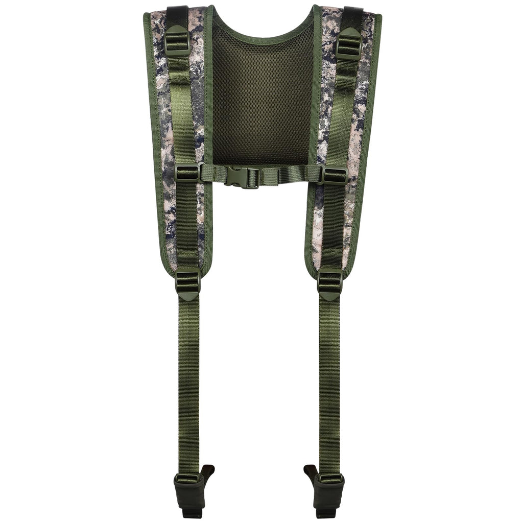 UIIHUNT Universal Backpack System for Tree Stand: Lightweight Tree Stand Carrier Straps, Comfortable & Silent Treestand Transport System, Compatible with Saddle Hunting Platform & Climbing Sticks
