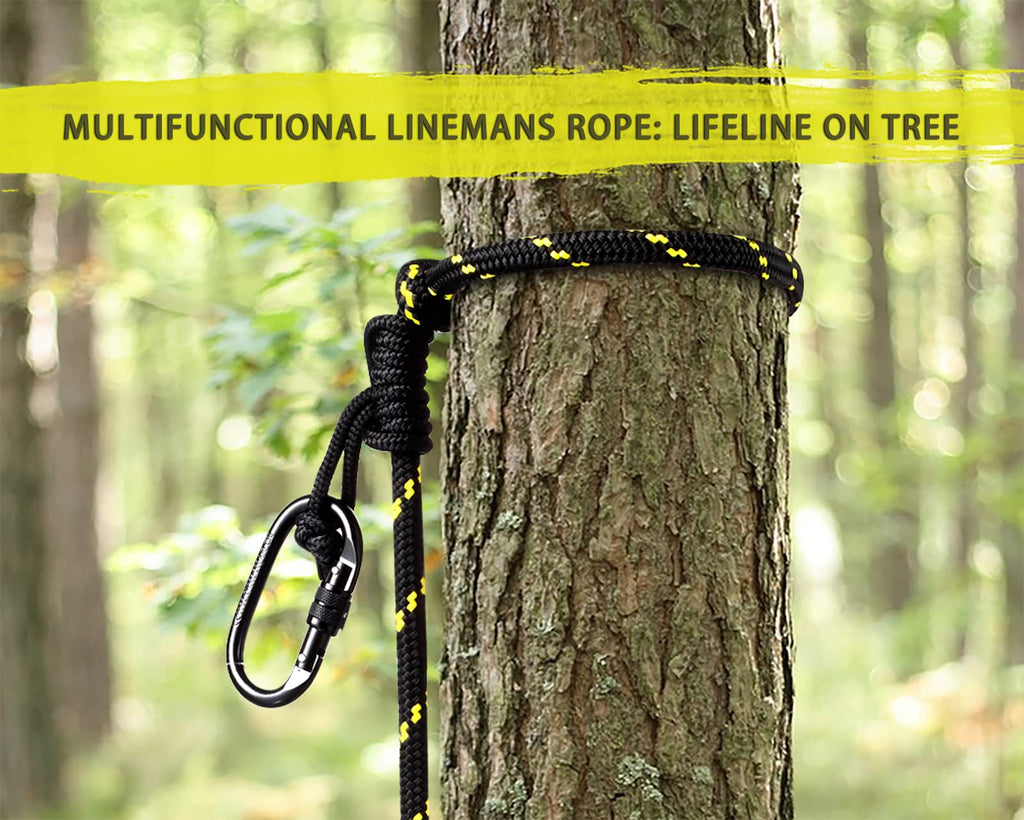 UIIHUNT Complete Tree Saddle Hunting System Kit - Includes 16"x12" Aluminum Saddle Hunting Platform, Gen1 Hunting Saddle, Bridge, Tether & Lineman's Rope for Saddle Hunting