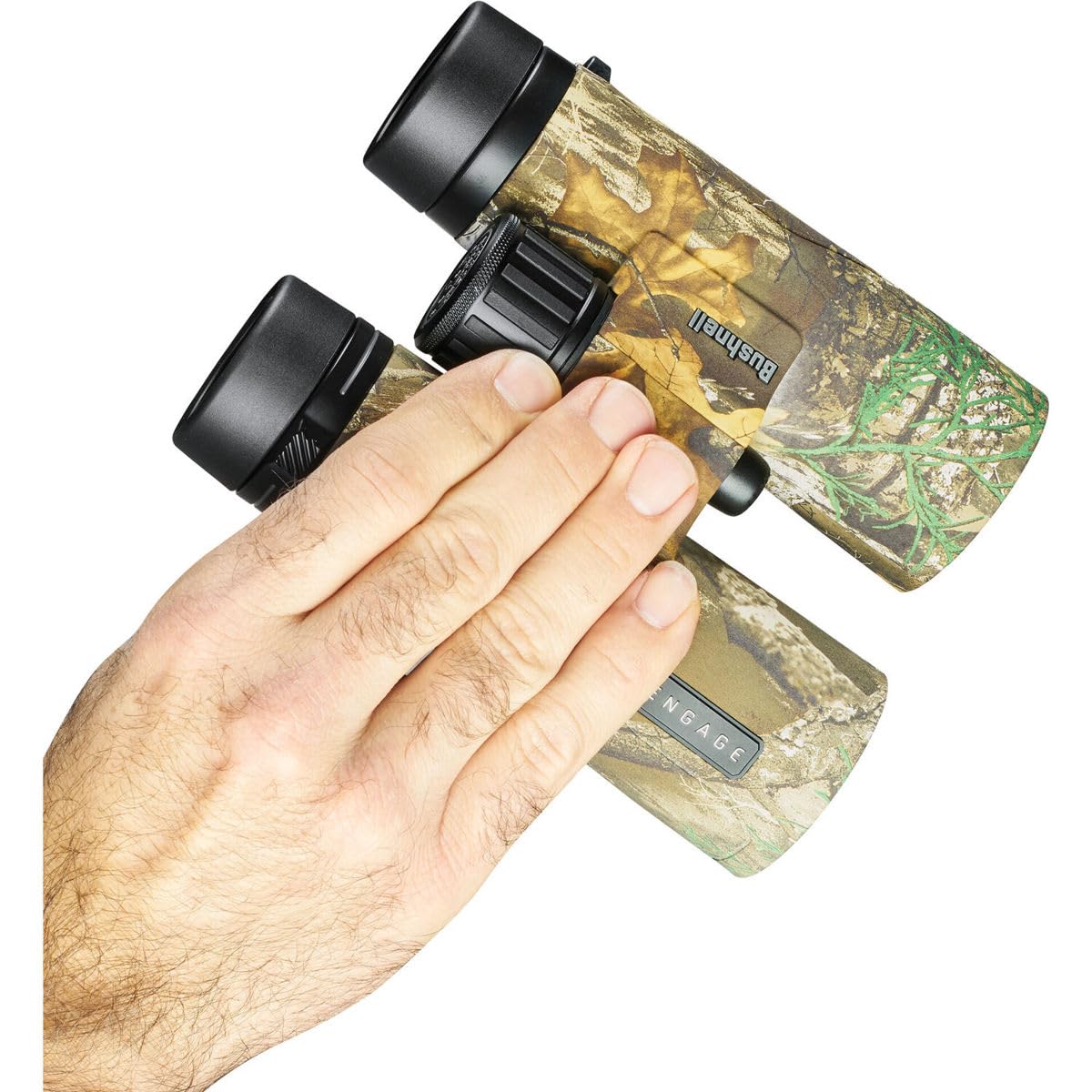 Bushnell Engage X 10x42 Binoculars - Waterproof, Lightweight Optics with EXO Barrier Coating, All-Purpose Binoculars for Hunting, Birding & Travel, Realtree Edge Camo
