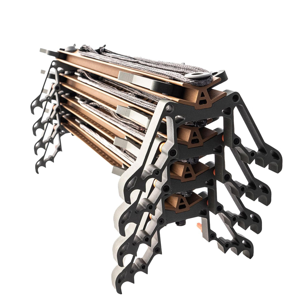Tethrd Skeletor Climbing Sticks 4 PK - Portable, Lightweight & Packable - Folding Dual Step Design That Folds Away from The Tree