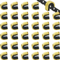 Gejoy 40 Pieces Nock Points Archery String Nocking Points Bow String Buckle Clips for Compound and Recurve Bow (Black)