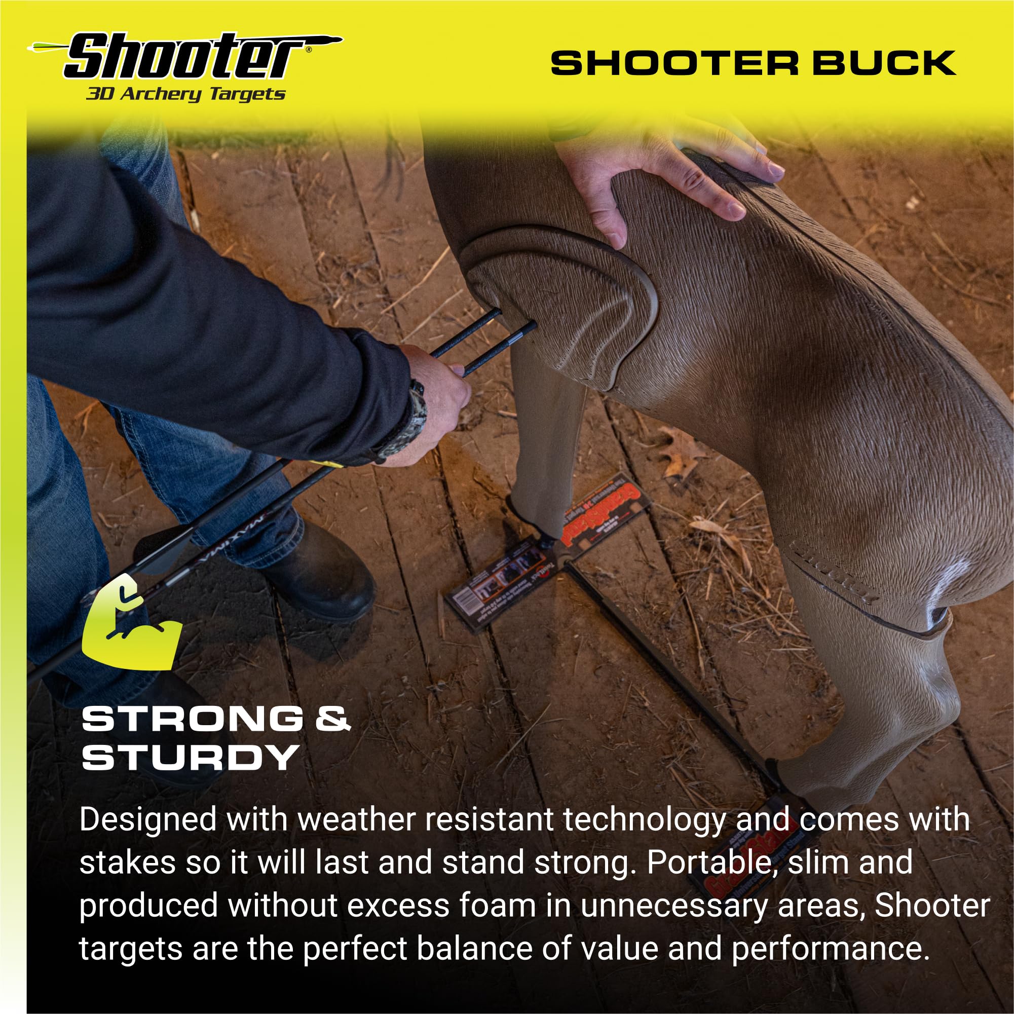 Shooter 3D Archery Target Buck Ethafoam Animal Theme Target