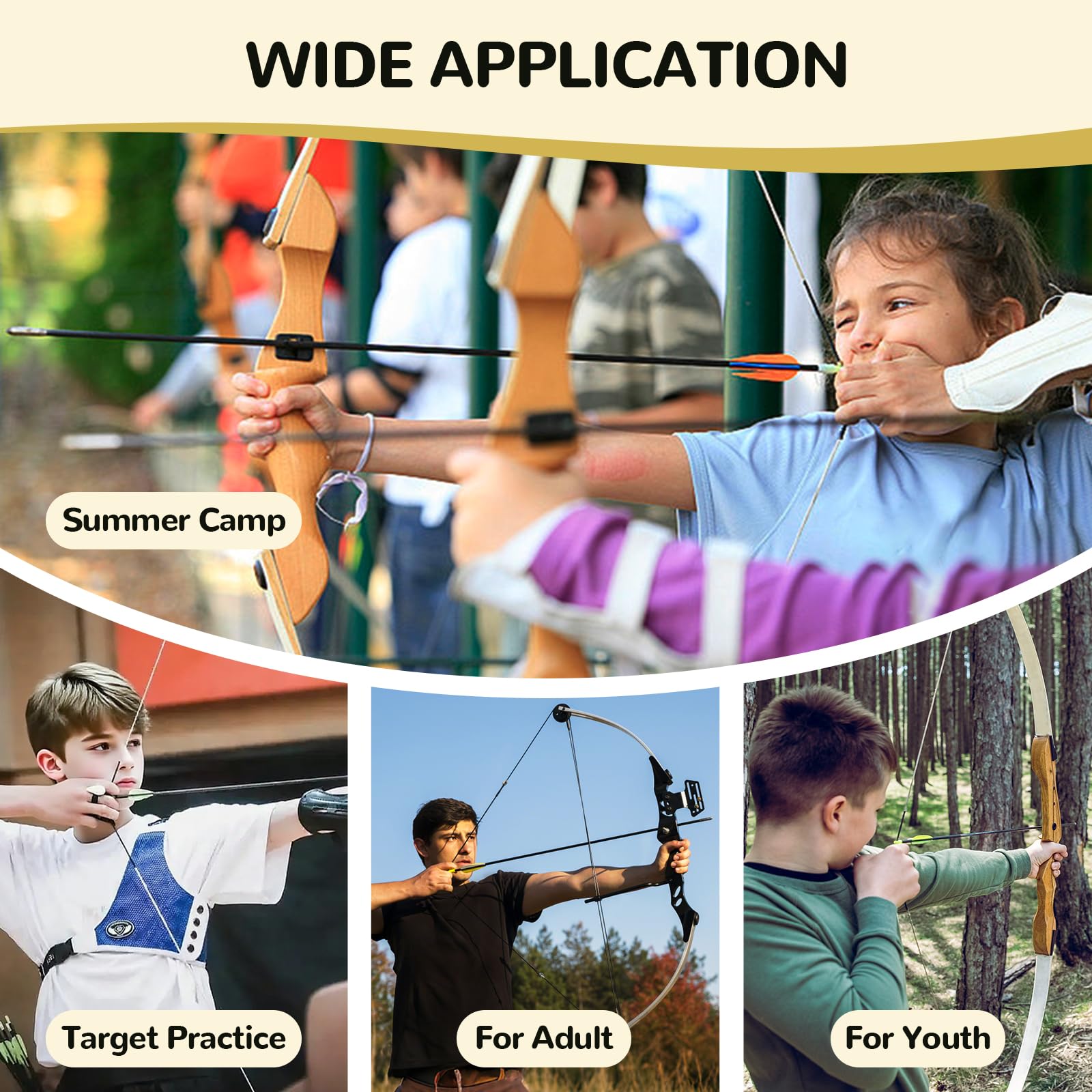 Kalkal Archery Target, 6 Side Foam Archery Target Block with Carry Handle, Easy Arrow Removal, Lightweight Poker Archery Targets for Backyard Practice