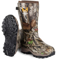 Hunthor Rubber Hunting Boots for Men with 800g Insulation, Waterproof Insulated 6mm Neoprene Shoes for Outdoor Hunting (Next Camo, Size 6)