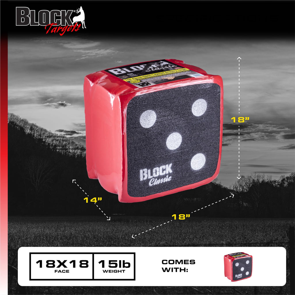 Field Logic Block Classic 18 Archery Target, Black