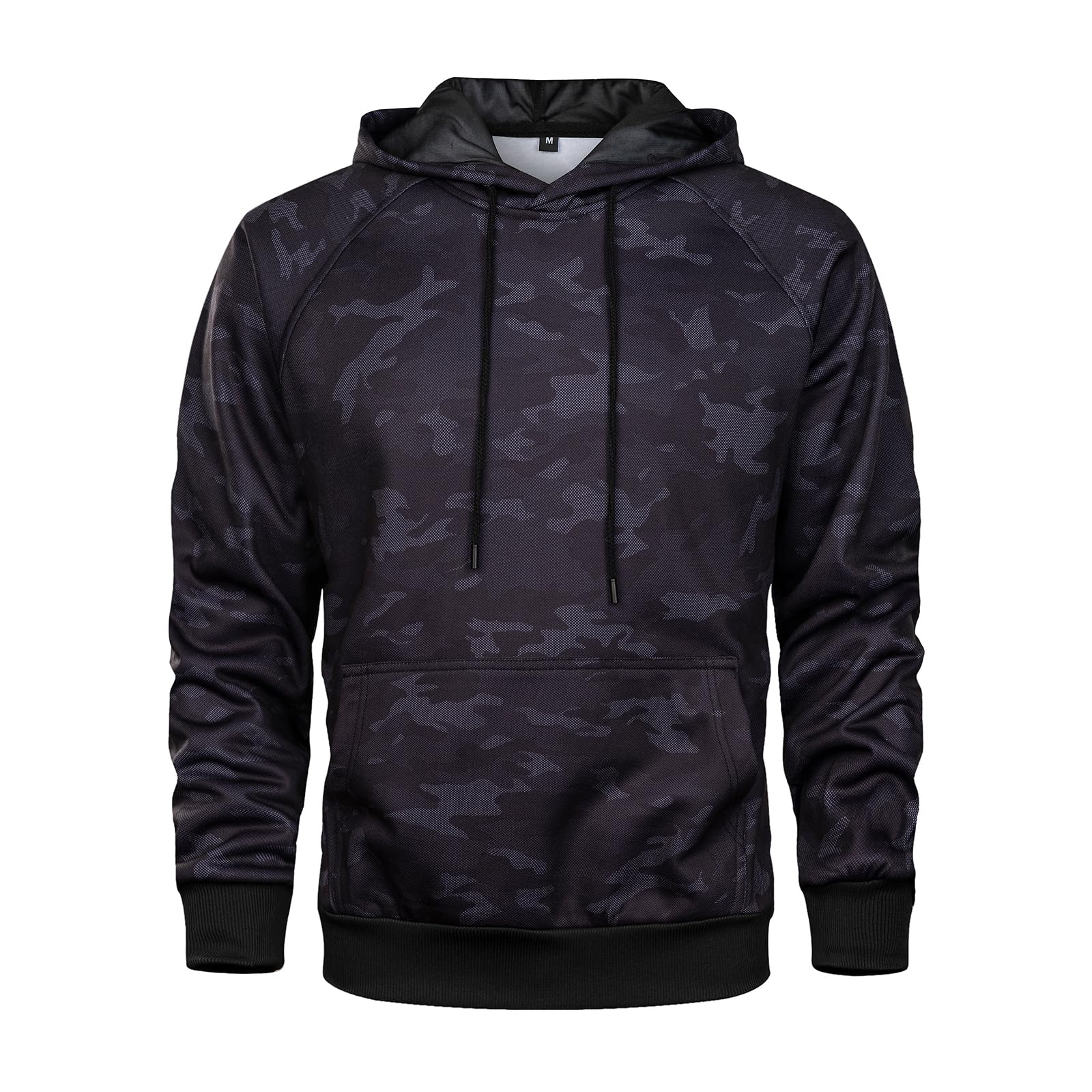 AOTORR Hoodies for Men Camo Hooded Sweatshirt with Kangaroo Pocket Camo XL