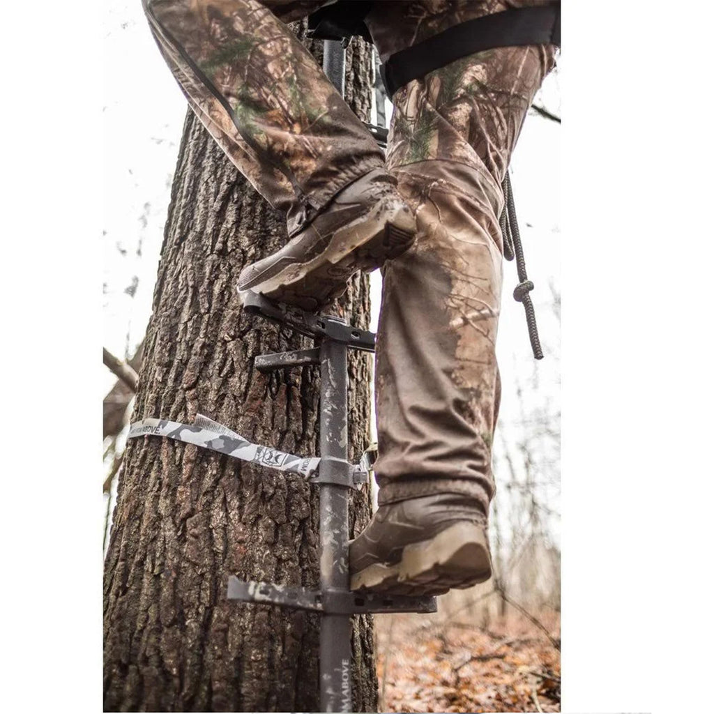 Hawk Ranger Traction 32" Climbing Sticks w/Angled Steps, Tree Climbing Hunting Gear Hunting Accessories for Tree Stands, Deer Stands, & Blinds, 3 Pack