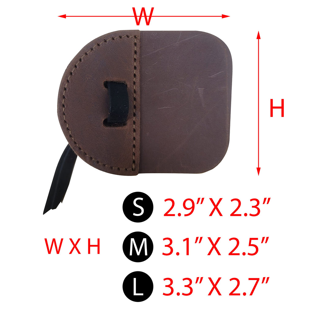 SAS Southland Archery Supply Barebow Suede and Leather Finger Tab Bare Bow Archery Shooting (Small - 2.9" W x 2.3" H)