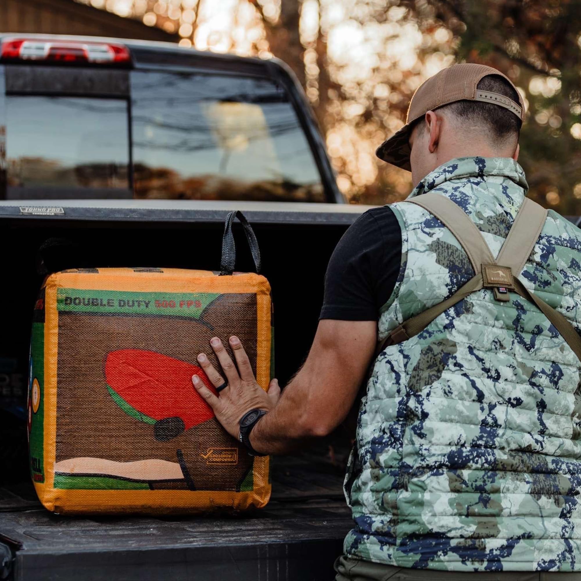 Morrell Targets 4-Sided Double Duty Field Point Archery Shooting Bag – Portable Backyard & Outdoor Target for Bows up to 500 FPS with 50+ Bullseye Points