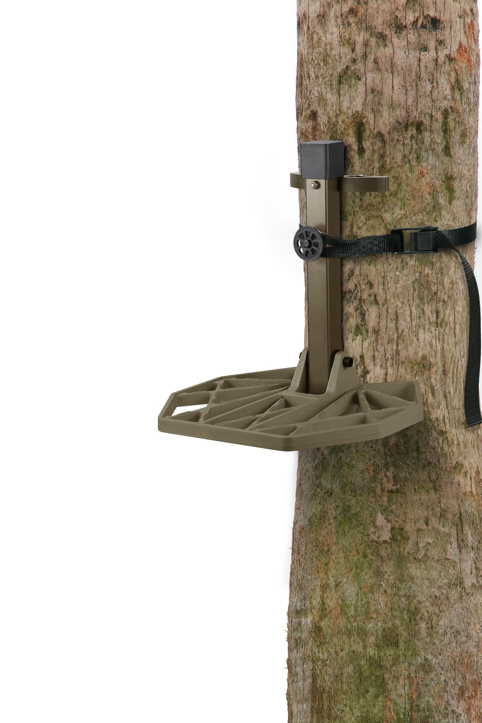 UIIHUNT Saddle Platform, Die-Cast Aluminum Construction Saddle Hunting Platform, Mobile Reliable Adjustable Hunting Platform, Silent Hunting Tree Saddle Hunting System Platform, 12"x 12" Platform