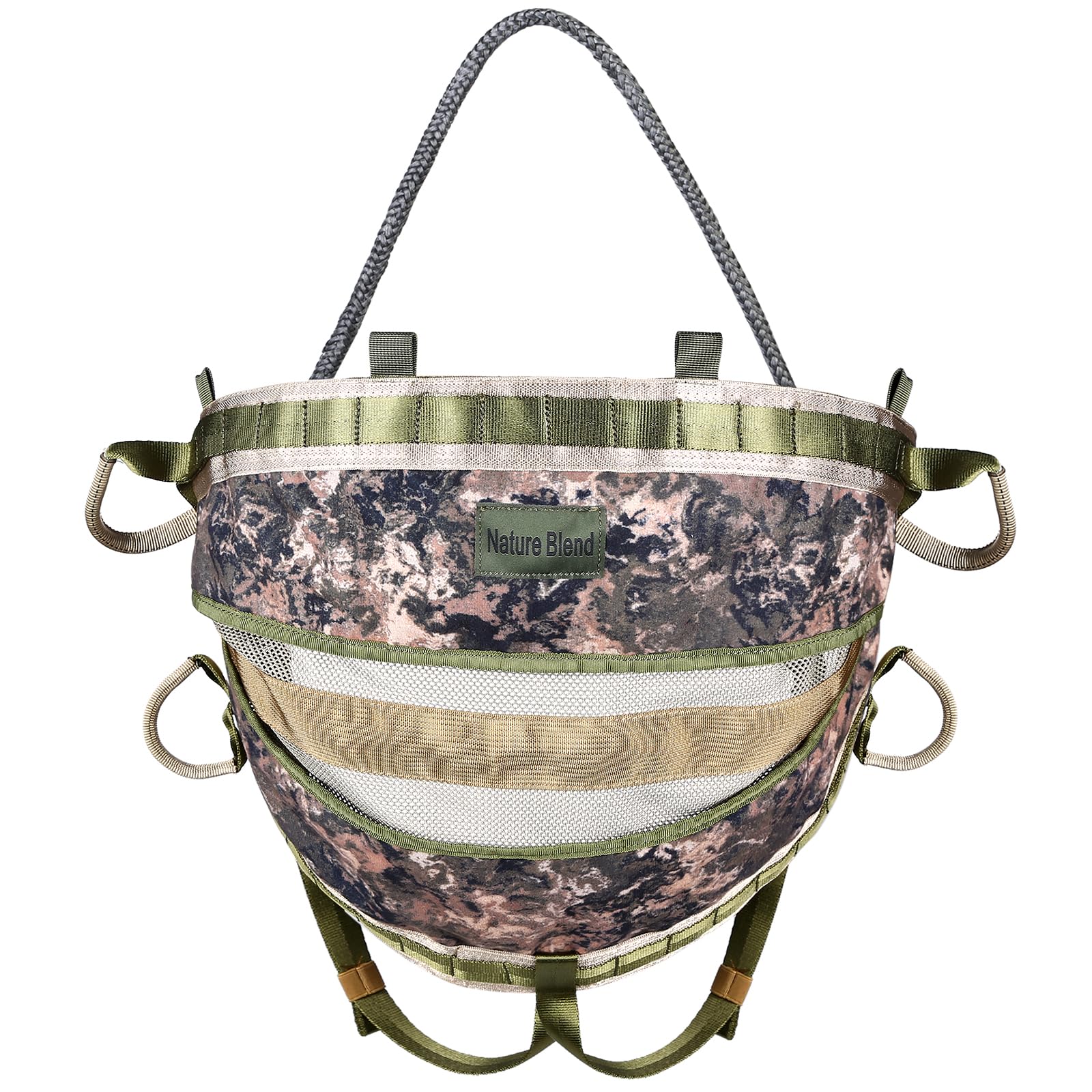 UIIHUNT Hunting Saddle, The Gen 2 Saddle Hunting, Ultra Comfortable Large Padded Seat, Lightweight Tree Saddle Accessories, Packable Tree Climbing Saddle, Includes Adjustable Bridge